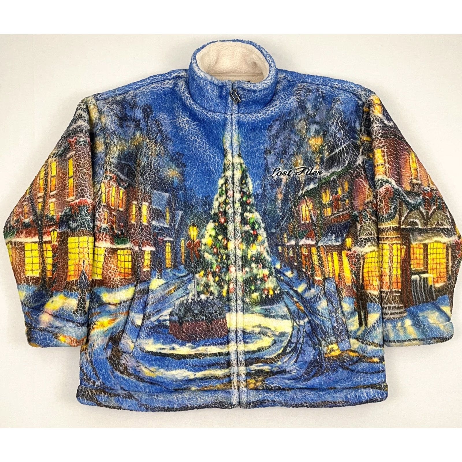 Vfiles VINTAGE Lost Files Christmas Jacket XL Heavyweight Sherpa Full Zip 2022 Limited Edition Size US XL / EU 56 / 4 - 2 Thumbnail