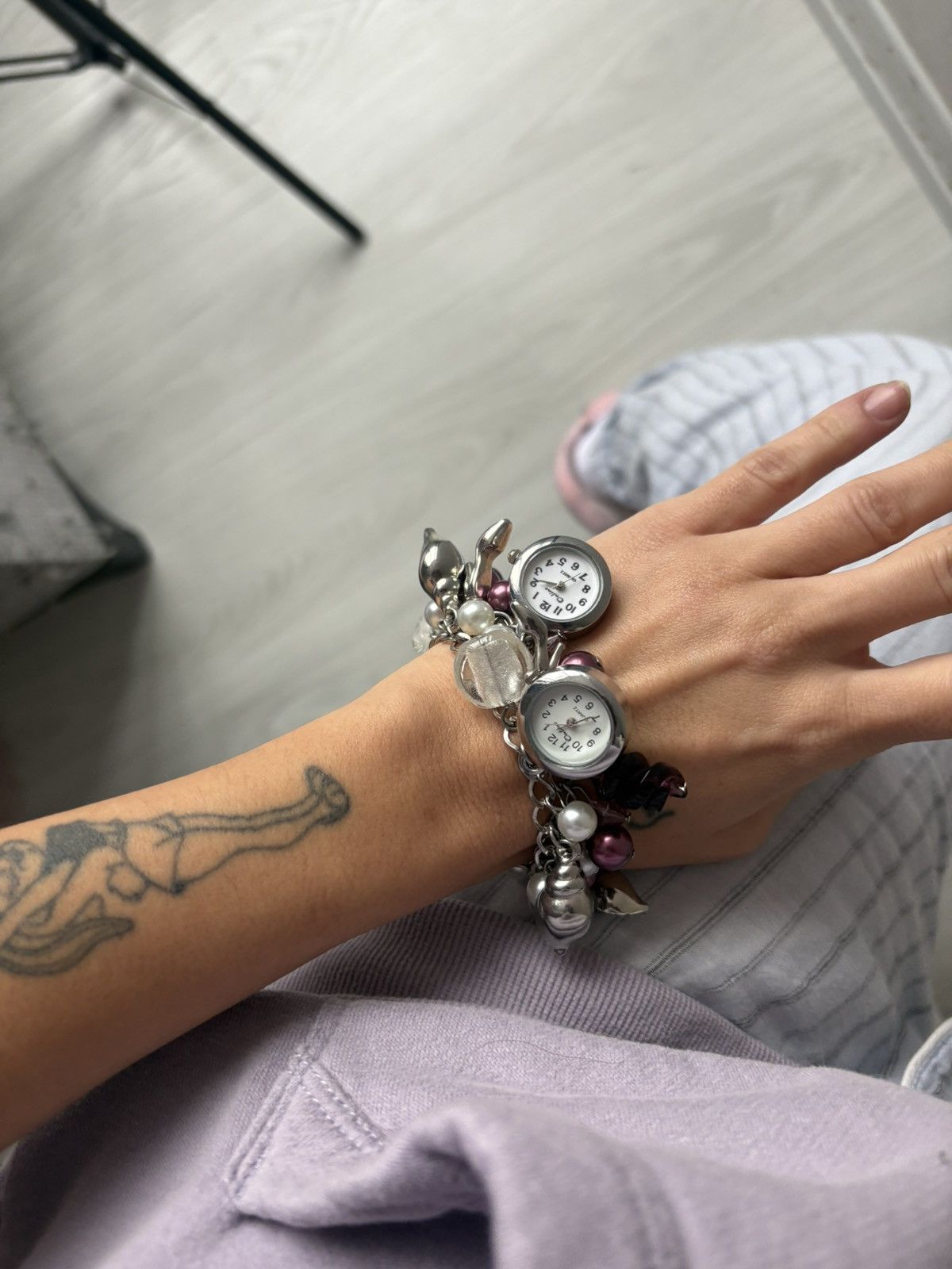 Vintage y2k charm bracelet watch Size ONE SIZE - 18 Thumbnail