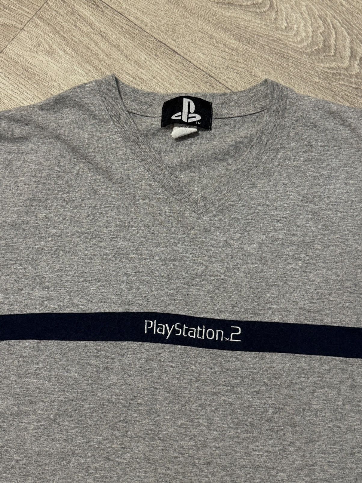 Playstation 🔷Official Vintage Sony Playstation 2 Promo T-shirt🔷 Size US L / EU 52-54 / 3 - 2 Thumbnail