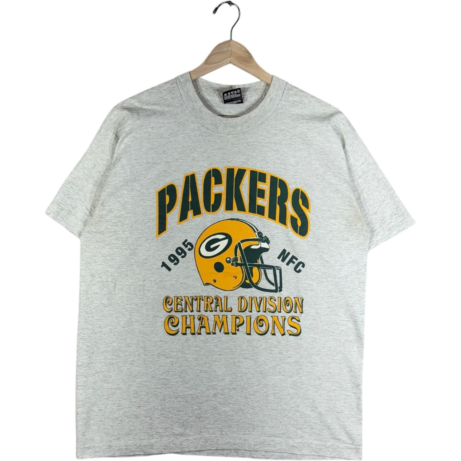 Fruit Of The Loom Vintage Green Bay Packers Central Division Champs Tee 1995 Size US L / EU 52-54 / 3 - 1 Thumbnail