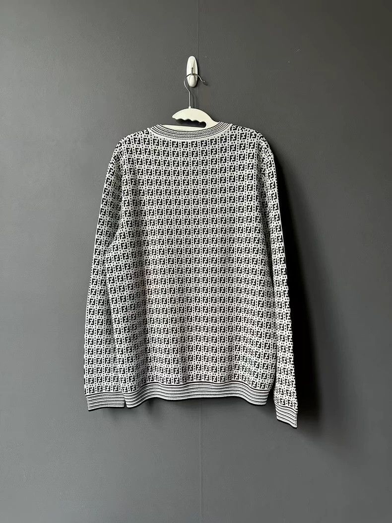 Fendi Fendi Full-print knitted sweater Size US M / EU 48-50 / 2 - 2 Thumbnail
