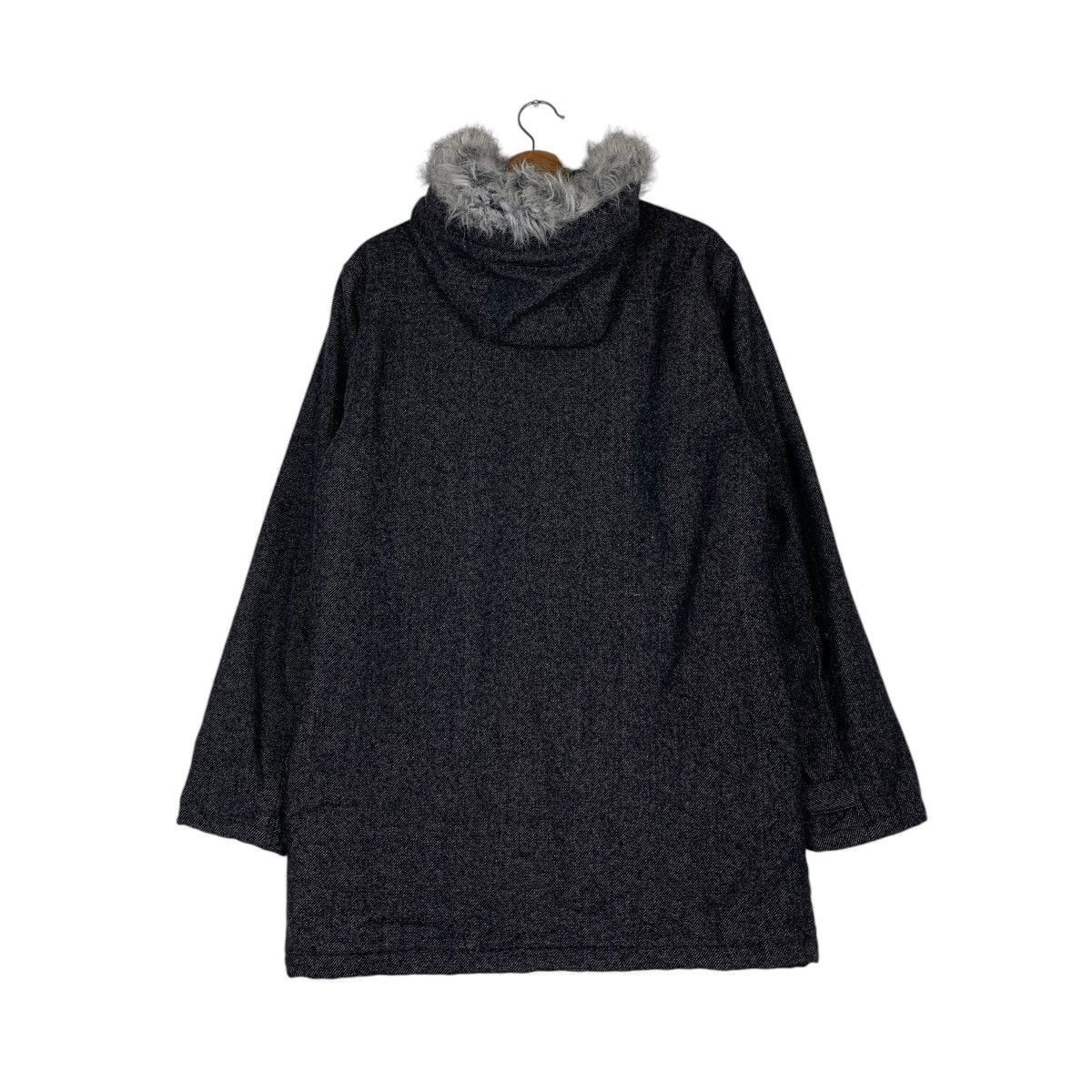 Japanese Brand LOUIS CHAVLON Fur Hoodie Denim Jacket #1393-C63 Size US L / EU 52-54 / 3 - 7 Thumbnail