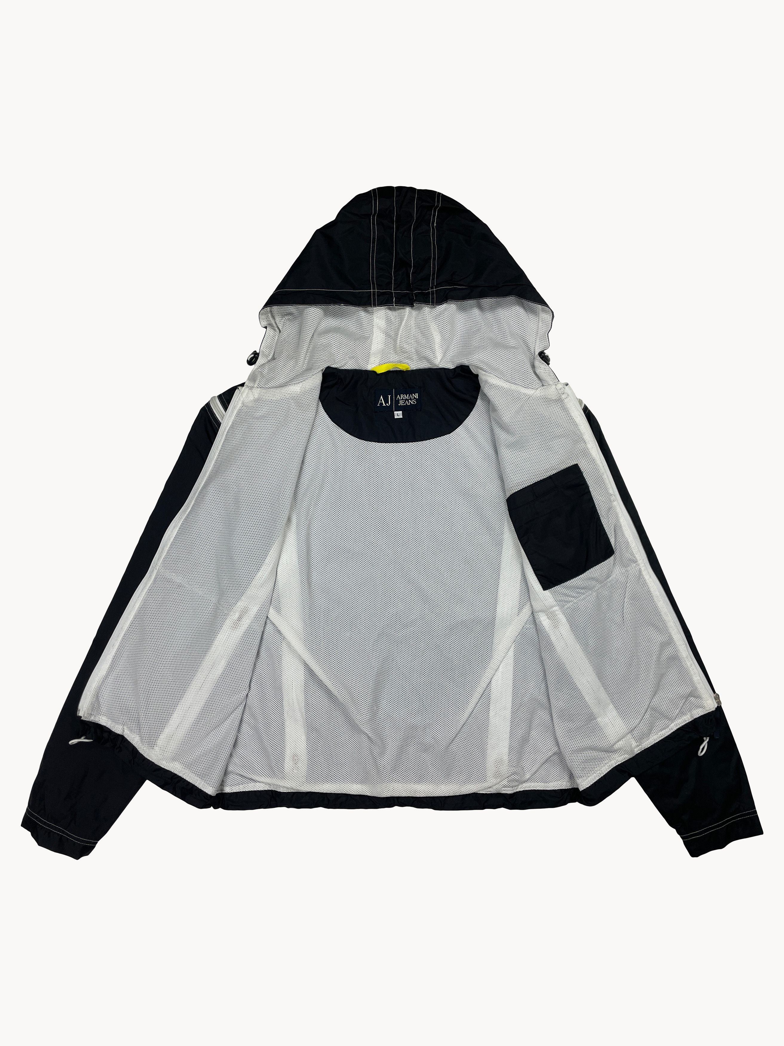Emporio Armani Vintage 90s Armani Technical Sport Modular Multi Zip Jacket Size US L / EU 52-54 / 3 - 3 Thumbnail