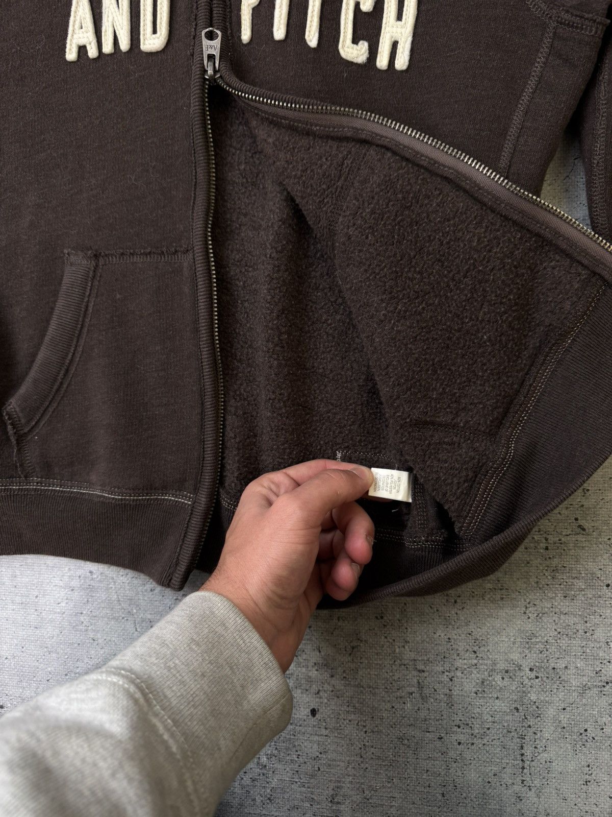 If Six Was Nine Vtg If six was nine Style Abercrombie & Fitch fur Zip Hoodie Size L / US 10 / IT 46 - 6 Thumbnail