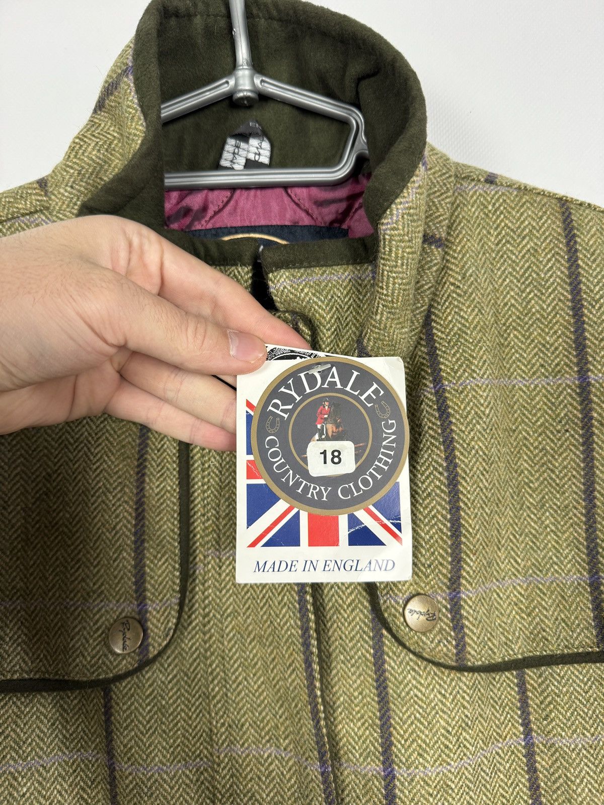 Vintage Rydale Country Clothing Zip Vest Wool Belton Tweed Waistcoat Size XL / US 12-14 / IT 48-50 - 6 Thumbnail