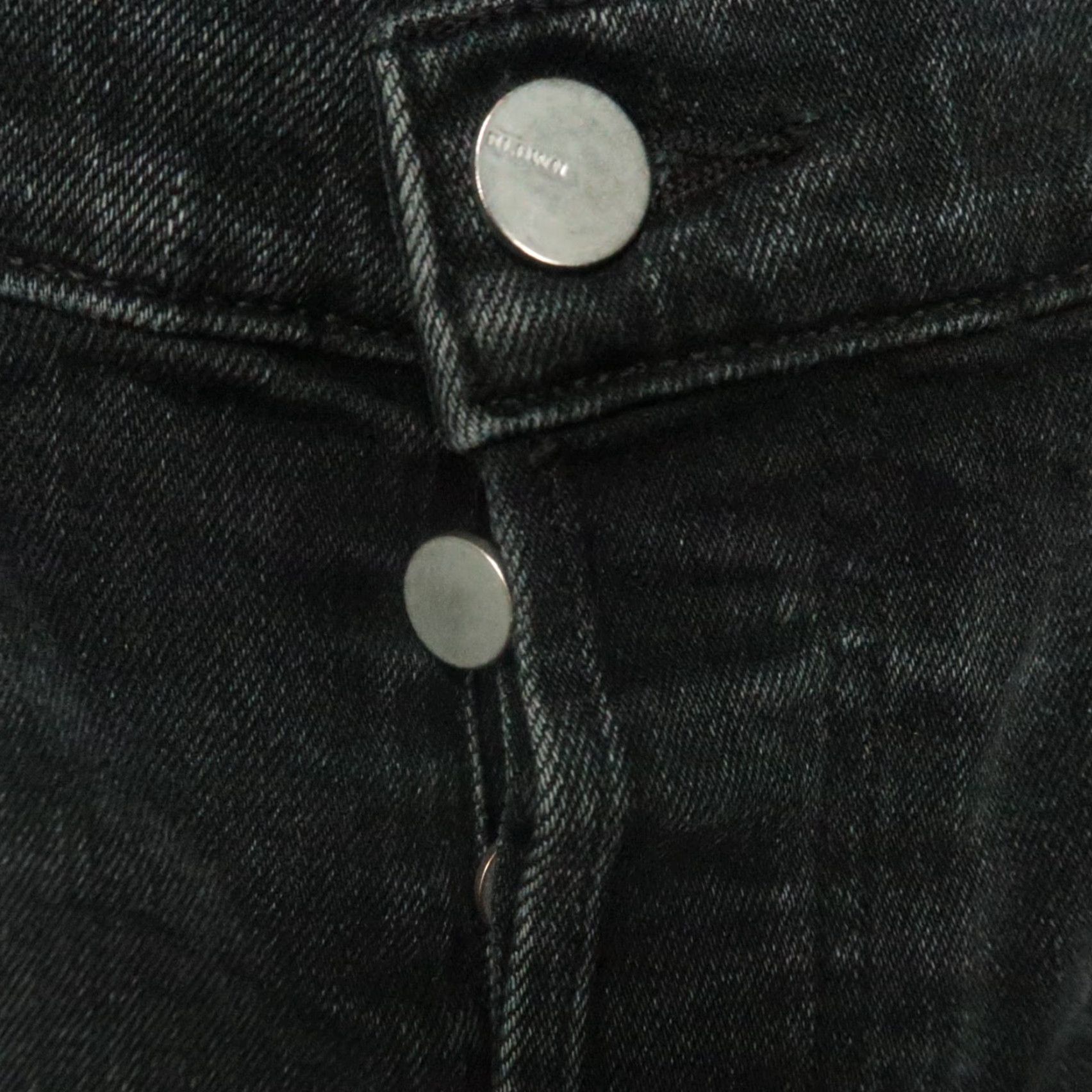 Vintage BALDWIN Jeans Men 5-Pocket Denim Slim Straight 30x33 Black Cotton 30 Regular Inseam 33 Vintage? No—Modern Slim Fit Jeans Size US 30 / EU 46 - 4 Thumbnail