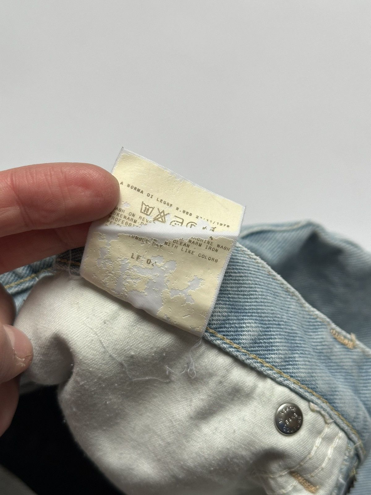 Versace × Versace Jeans Couture × Vintage Vintage Versace Jeans Couture Denim Jeans Medusa Size 29 Size 29" - 14 Thumbnail