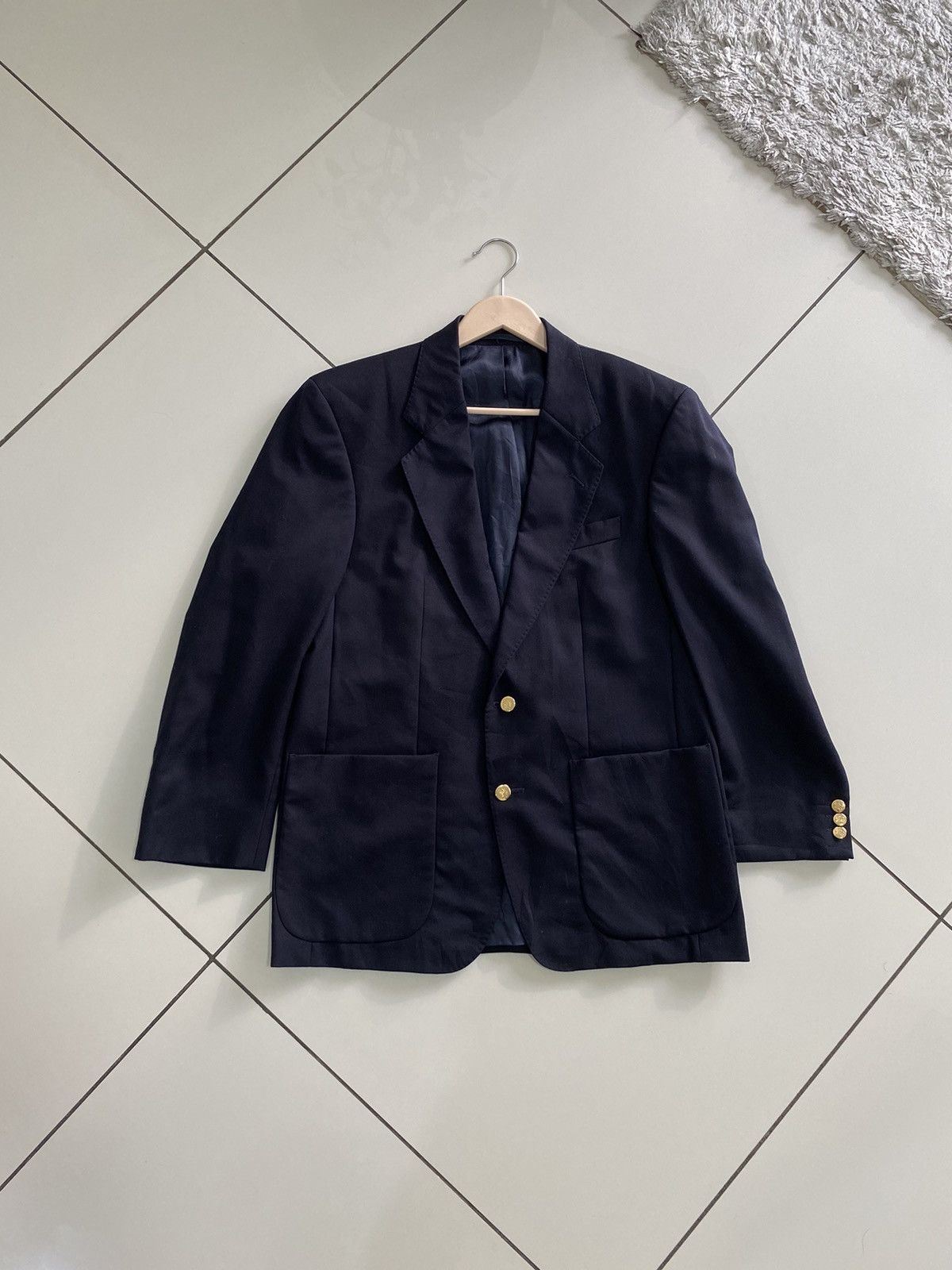 Burberry Burberry Wool Single Breasted Blazer Made In England Size 48S - 13 Thumbnail