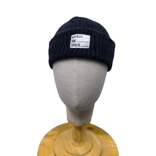 Japanese Brand 💥 Made in usa military army deparment patch short beanie Size ONE SIZE - 1 Thumbnail