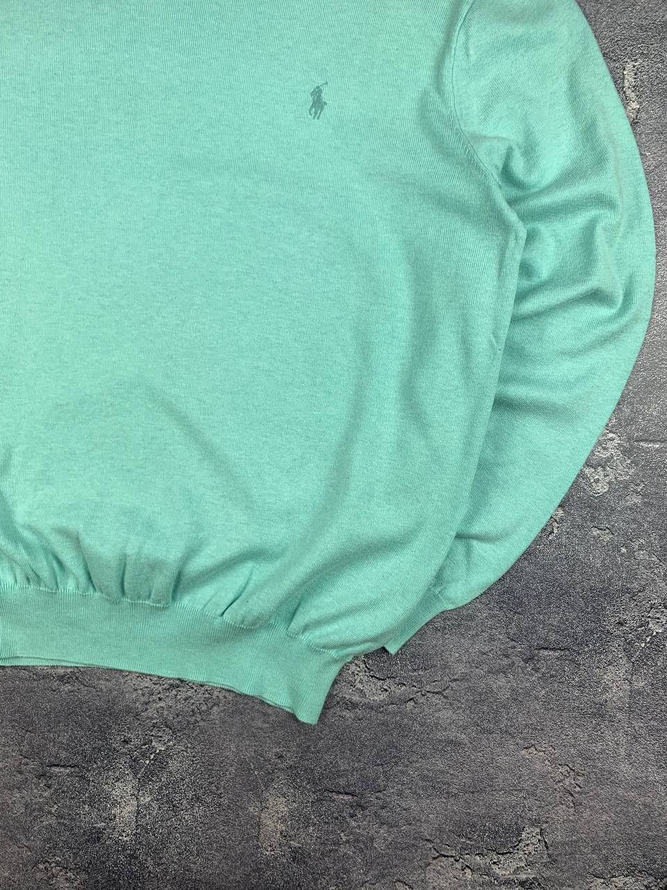 Polo Ralph Lauren Polo Ralph Lauren Cotton Sweater L Turquoise Crew Neck Jumpe Size US L / EU 52-54 / 3 - 5 Thumbnail