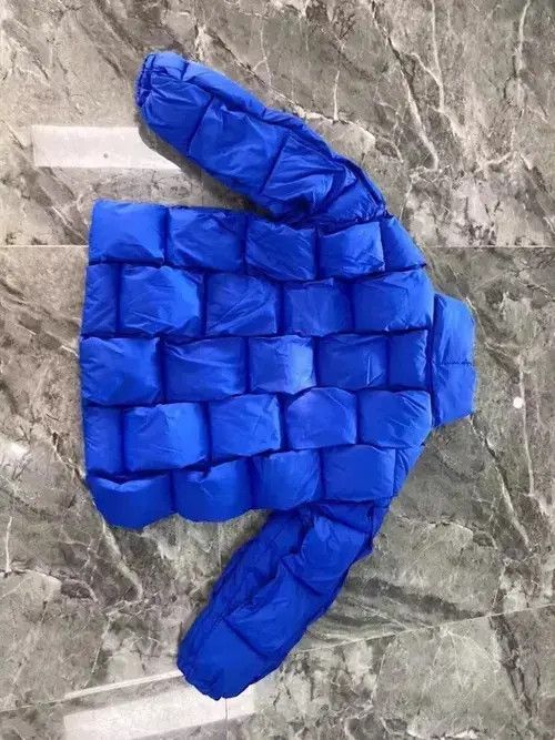Other Blue Layered-Design Puffer Jacket Size XXL / US 16-18 / IT 52-54 - 3 Thumbnail