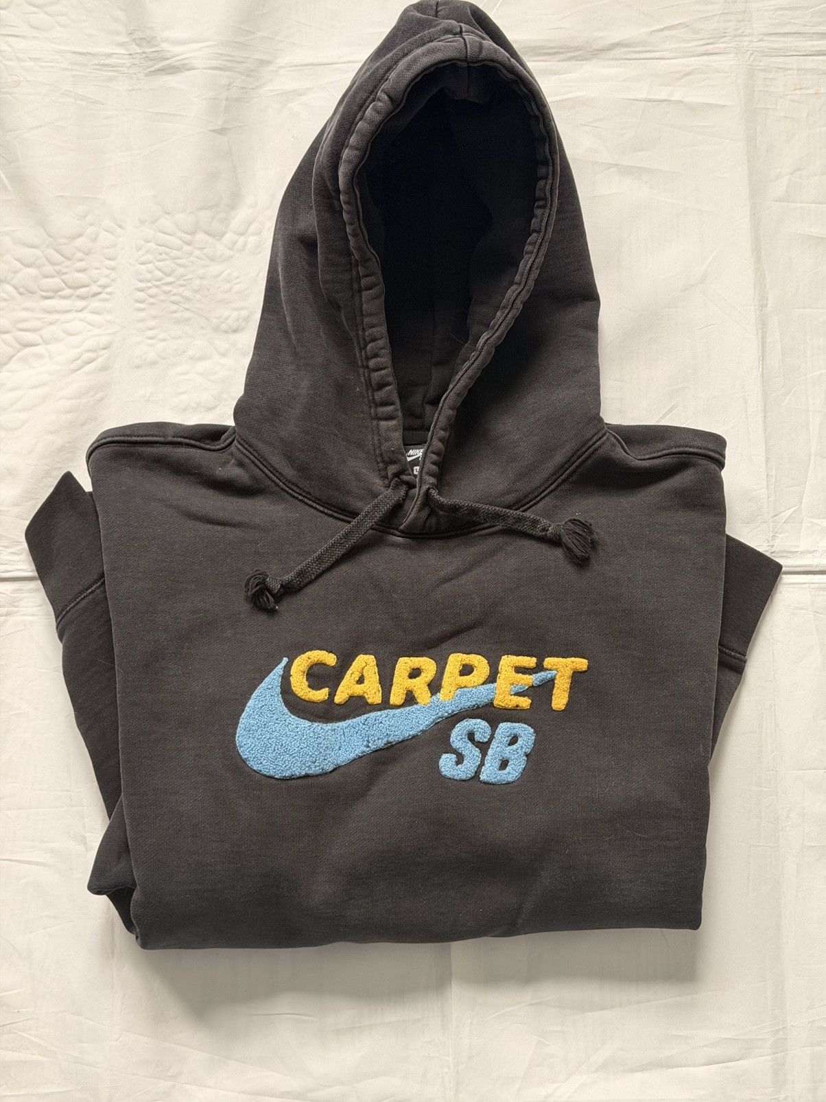 Nike SB x Carpet Company Embroidered Hoodie Black Large