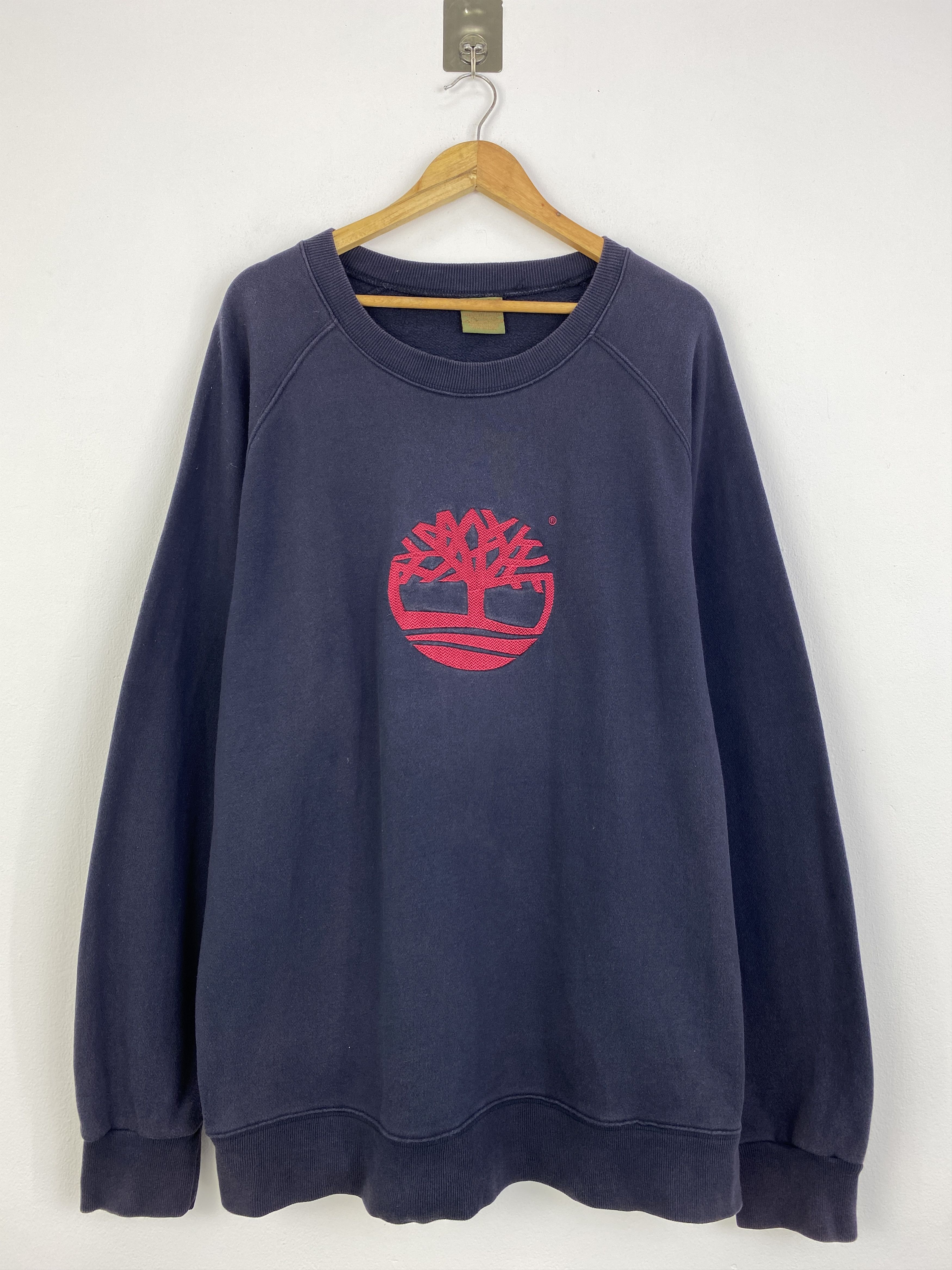 Timberland Vintage Timberland Centre Logo Pullover Sweatshirt SH0026 Size US XL / EU 56 / 4 - 1 Thumbnail