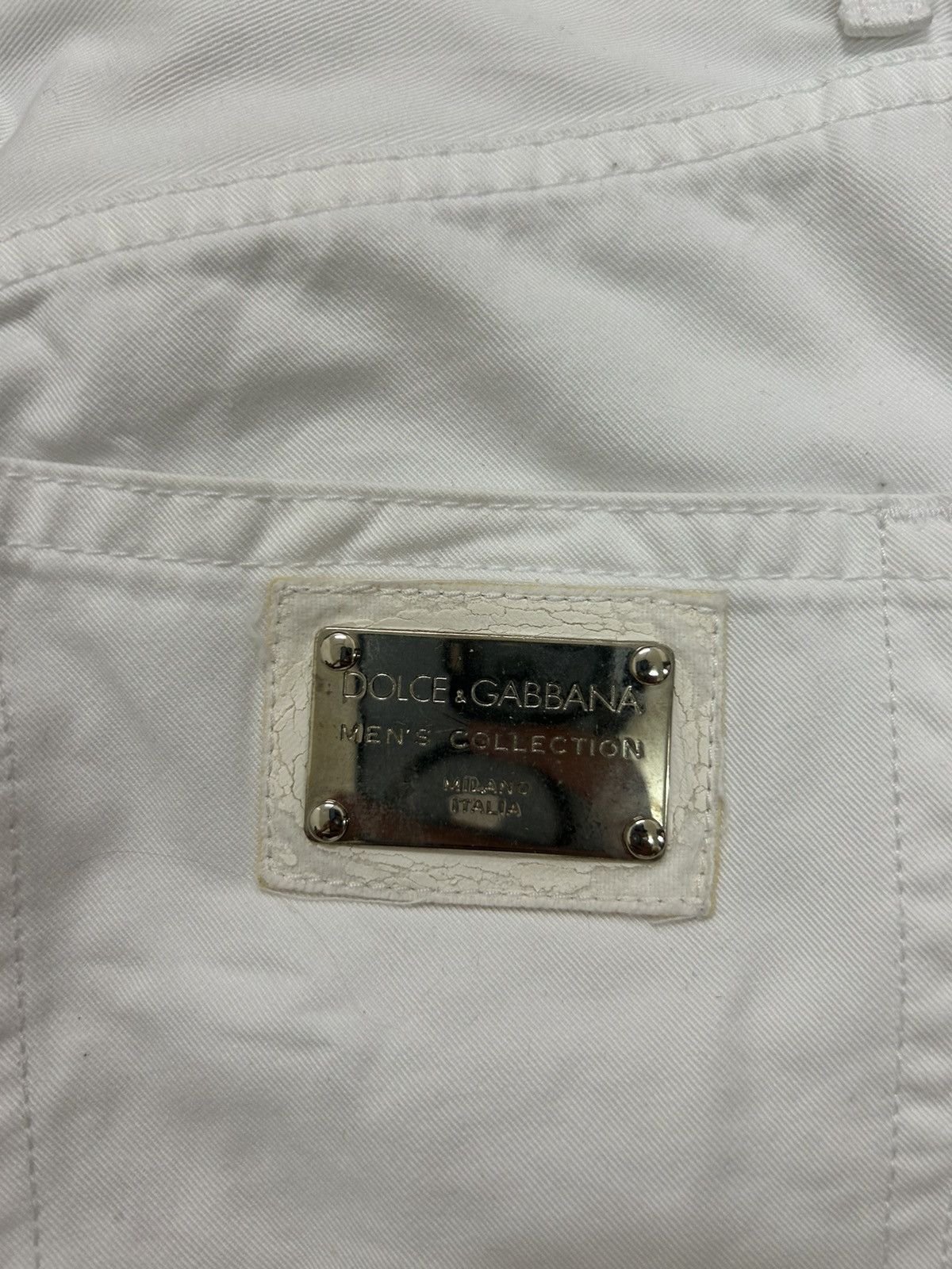 Dolce & Gabbana Dolce & Gabbana white jeans Size US 32 / EU 48 - 6 Thumbnail