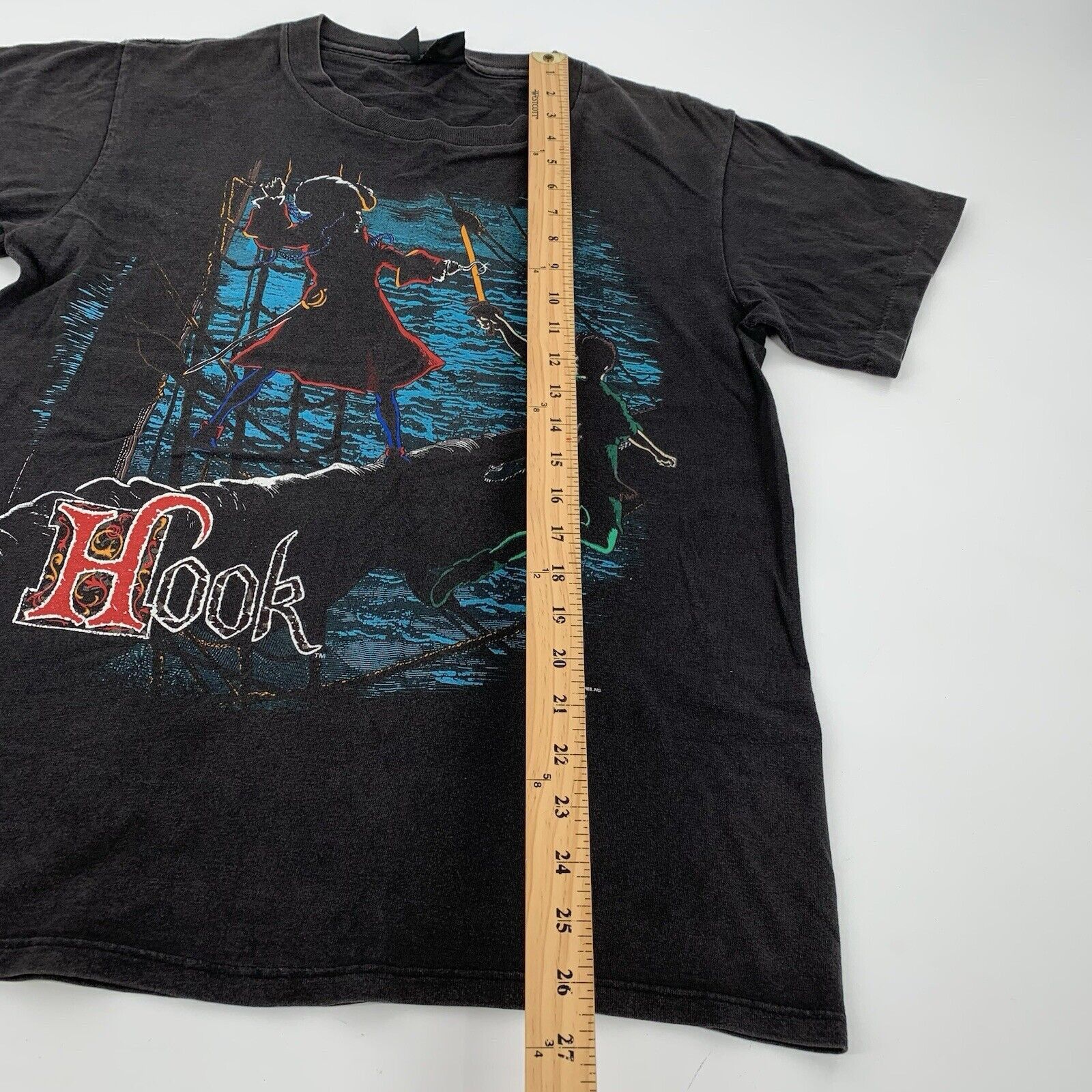 Changes × Vintage RARE Vintage 1991 Hook Movie Promo Single Stitch T-Shirt Size US M / EU 48-50 / 2 - 8 Thumbnail