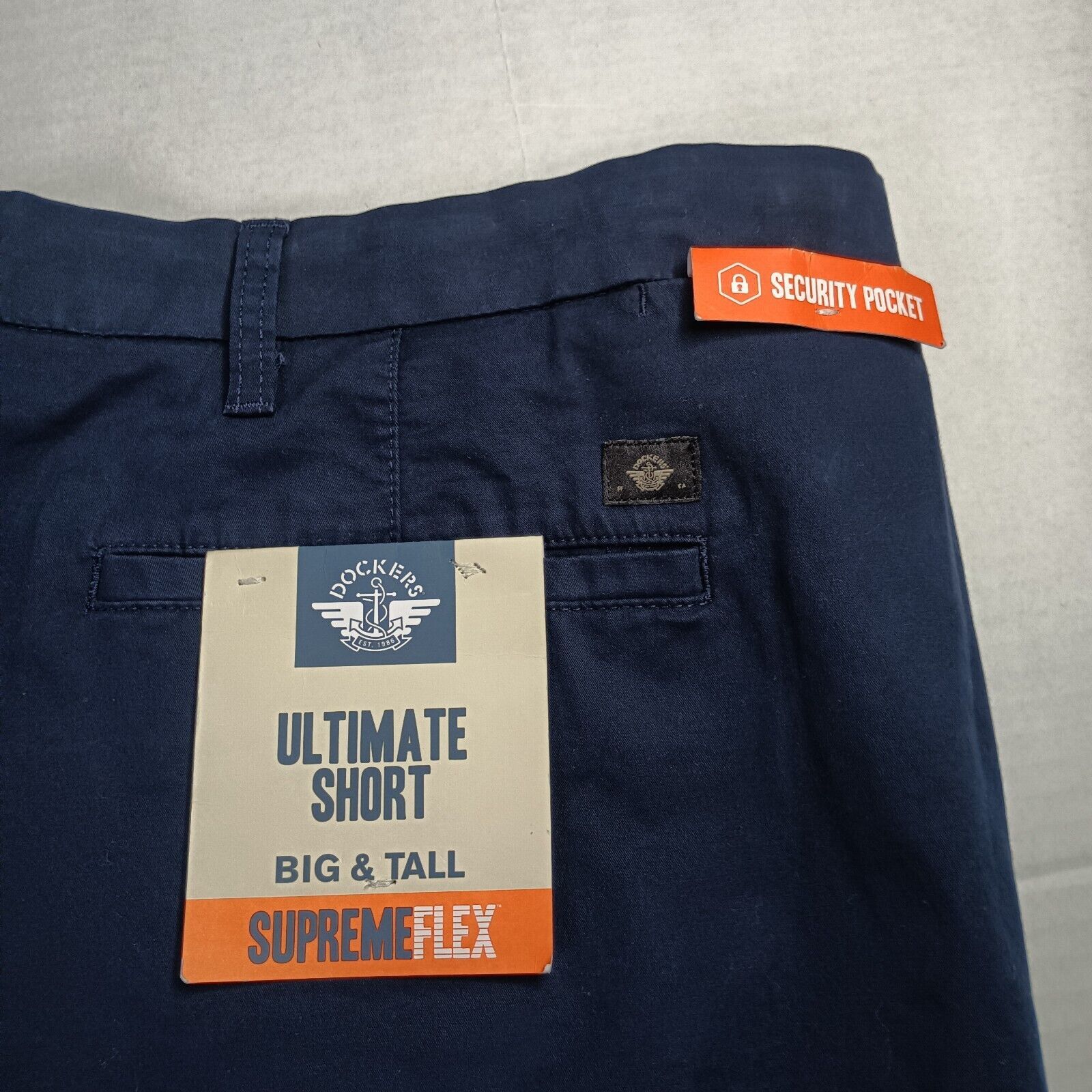 Dockers Dockers Shorts Men's 60 Blue Chino Ultimate Supreme Flex Size US 44 / EU 60 - 7 Thumbnail