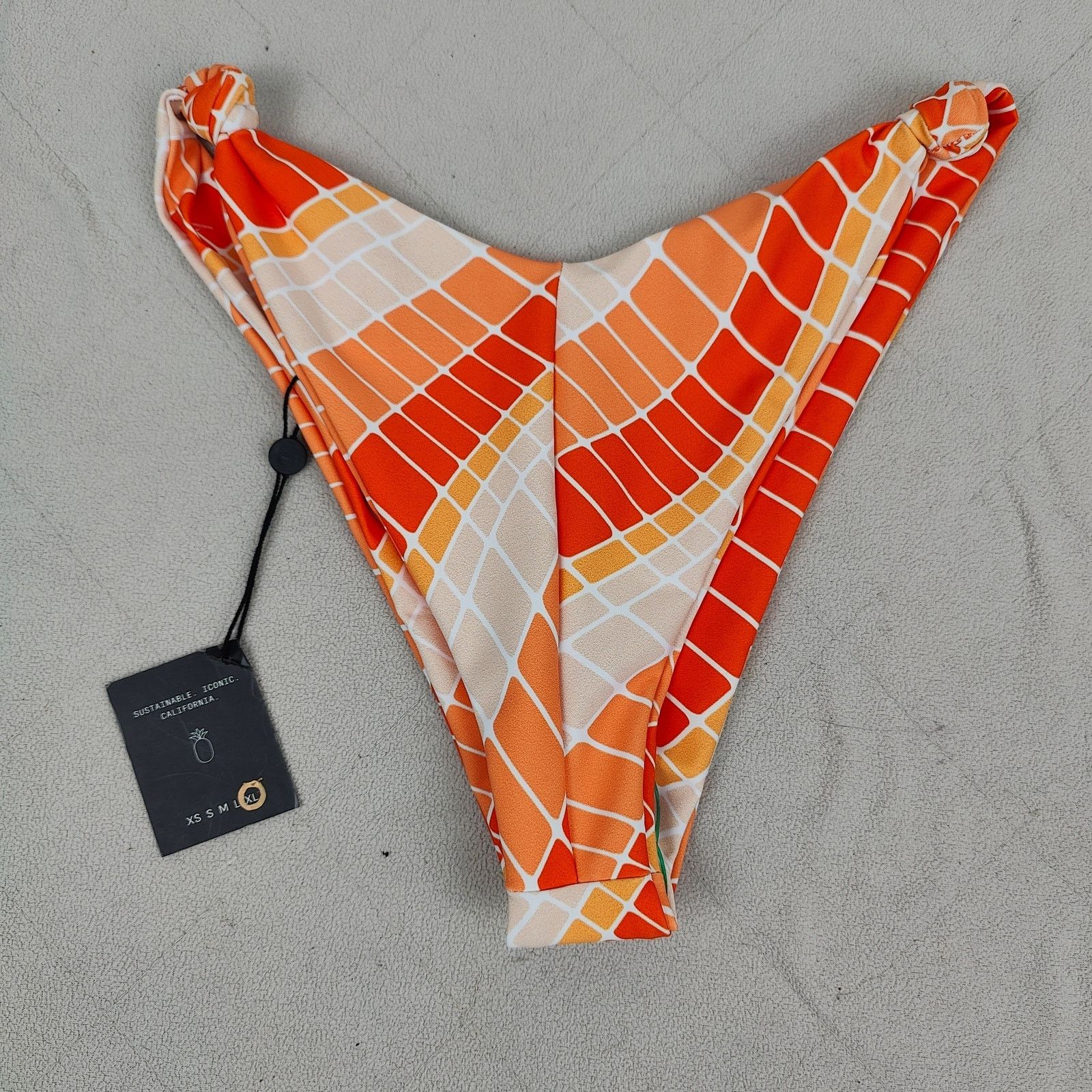 Other Skatie Suzanne Swim Bottoms Womens XL NWT Orange Wave Print Size ONE SIZE - 6 Thumbnail