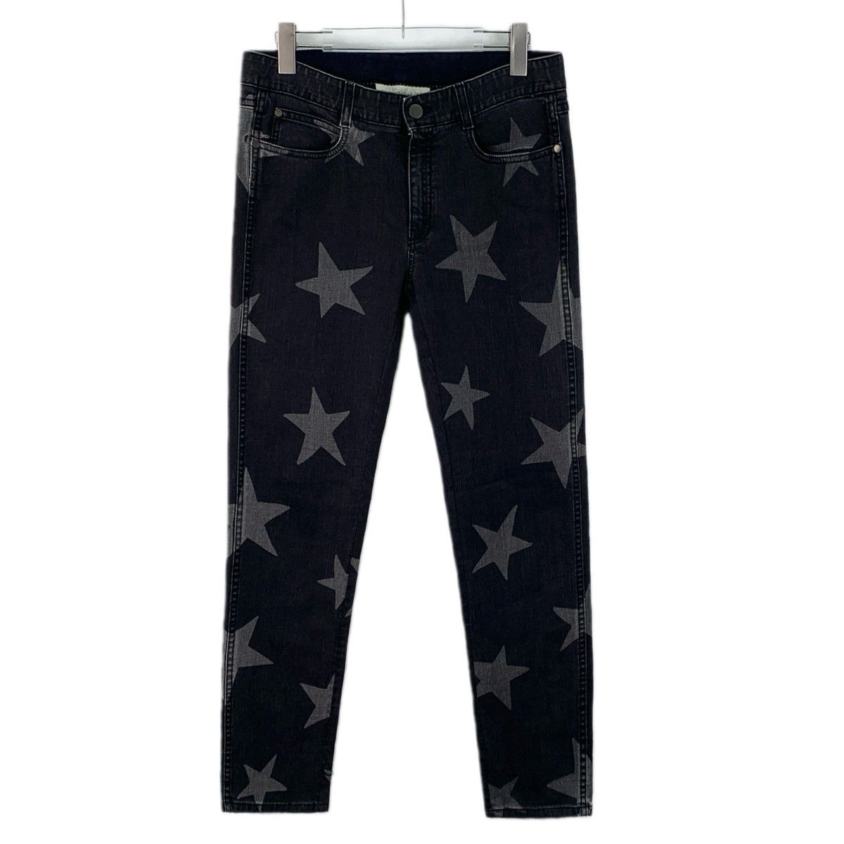 Stella McCartney Stella McCartney Black Star Printed Cotton Denim Pants K26WX Size 27" / US 4 / IT 40 - 1 Thumbnail