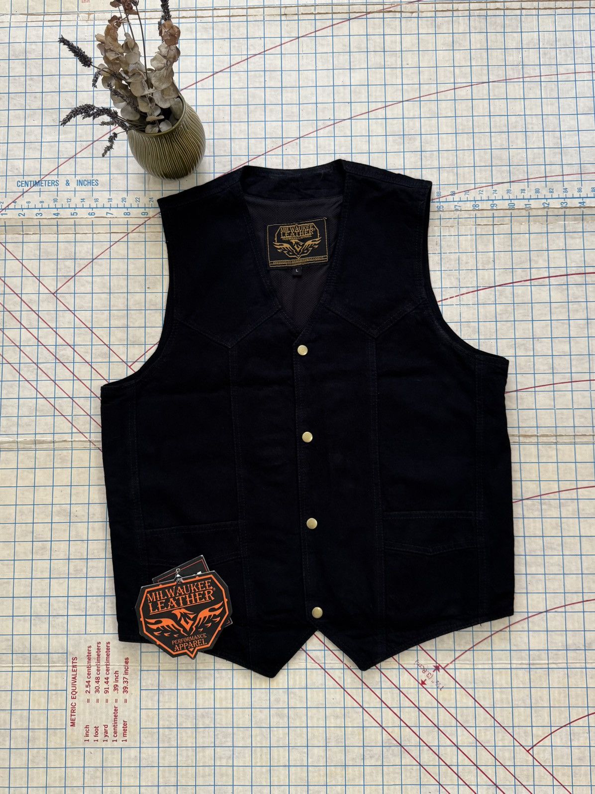 Other NWT Milwaukee Leather Denim Gun Pocket Vest Mens Size Large Size US L / EU 52-54 / 3 - 2 Thumbnail