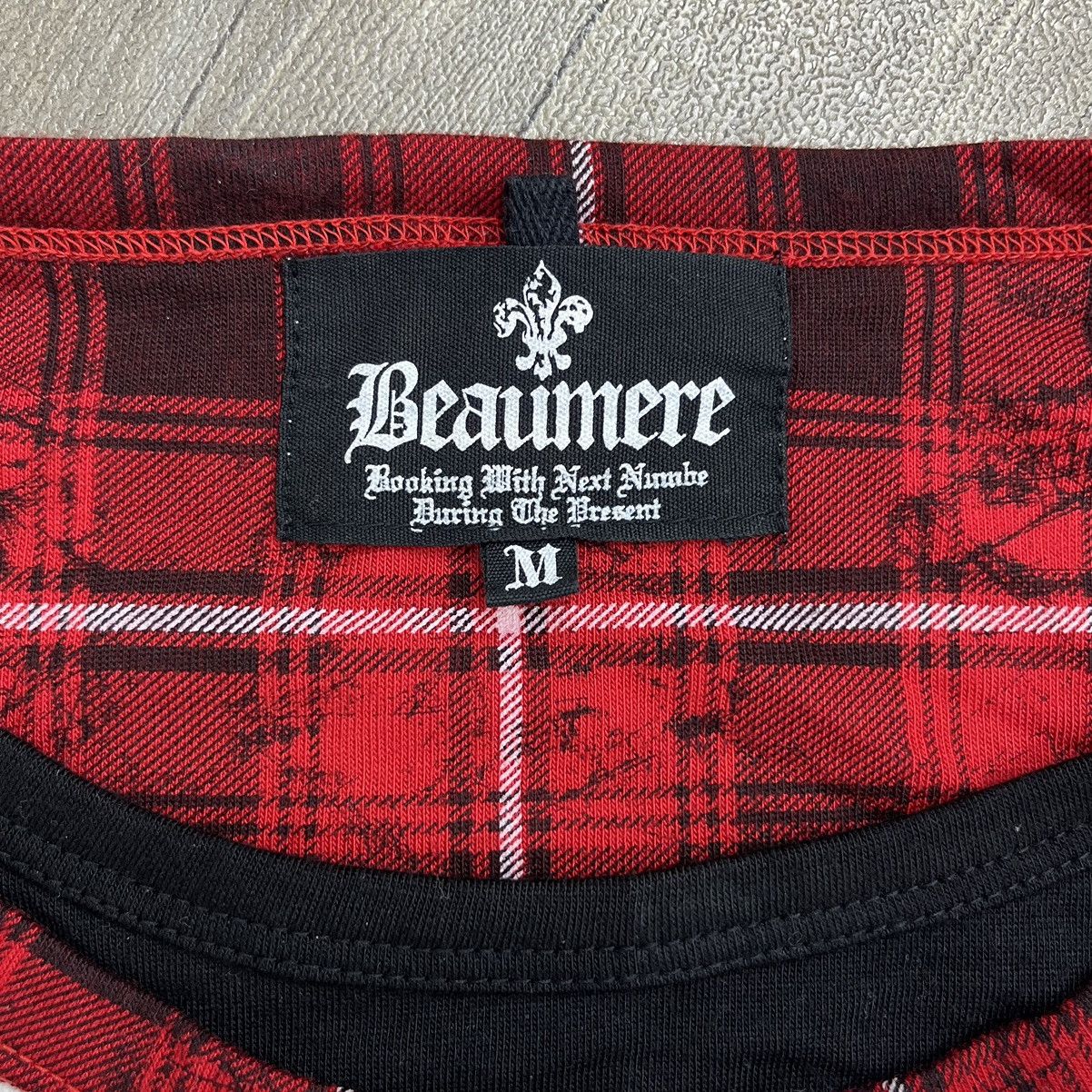 14th Addiction × If Six Was Nine × Japanese Brand Y2K Beaumere Double Layer Poem Gothic Grunge Punk LongSleeve Size US M / EU 48-50 / 2 - 5 Thumbnail