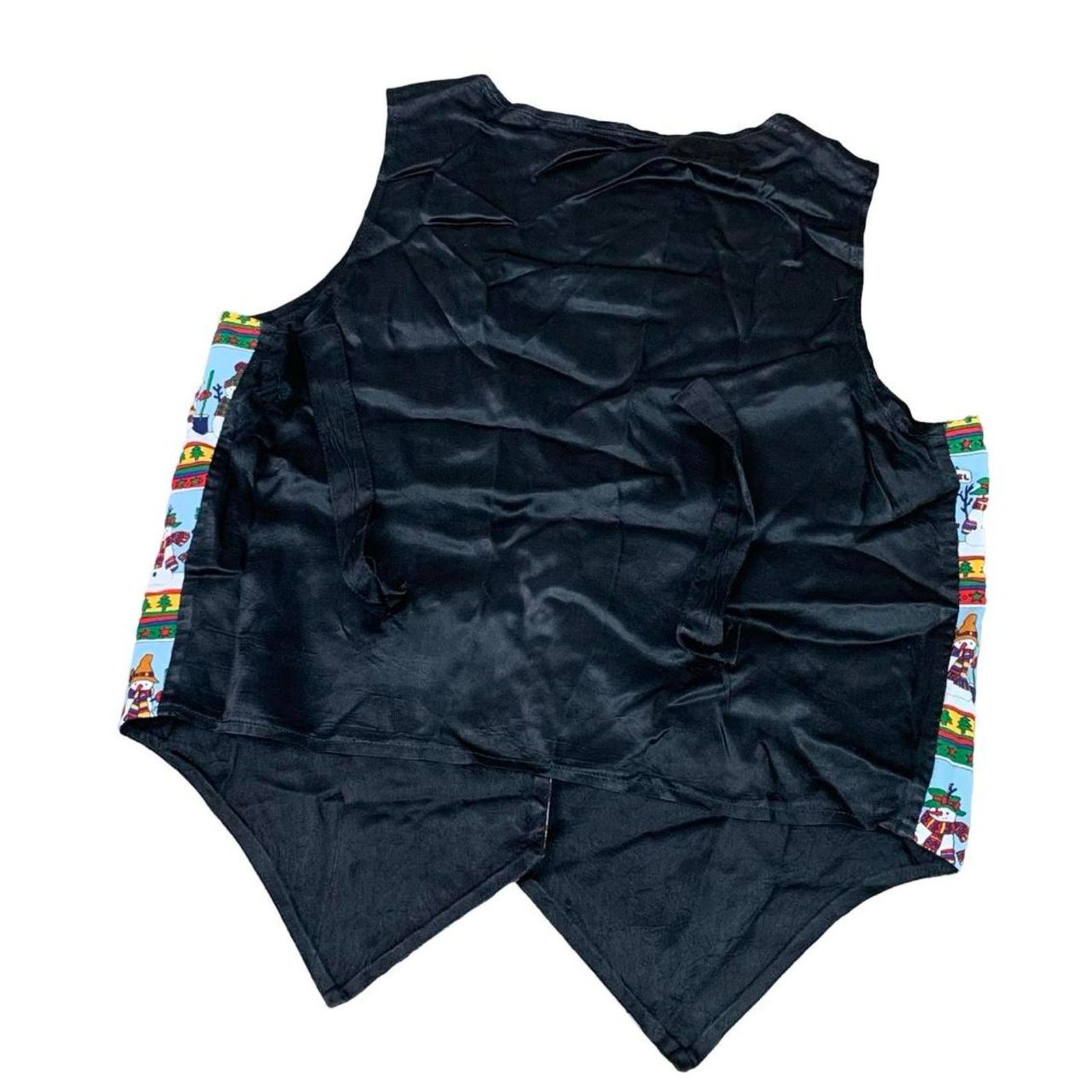 American Retro × L.L. Bean × Vintage 90s Snowman Winter Cottagecore Christmas Vest Size M / US 6-8 / IT 42-44 - 3 Thumbnail