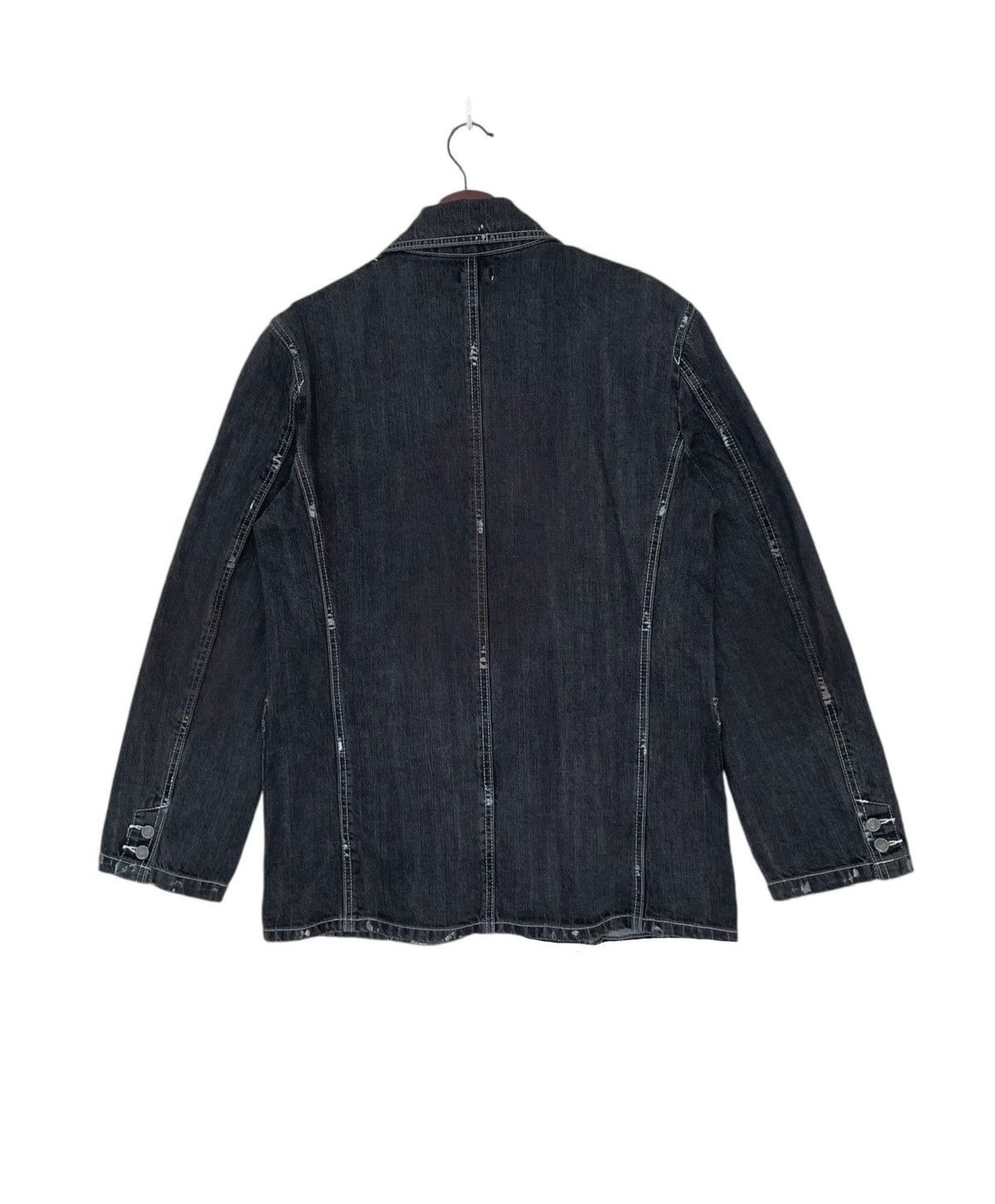 If Six Was Nine × Japanese Brand × Le Grande Bleu (L.G.B.) Vintage Japanese Brand Archive Skull Punk Denim Jacket 2000s Size US L / EU 52-54 / 3 - 2 Thumbnail