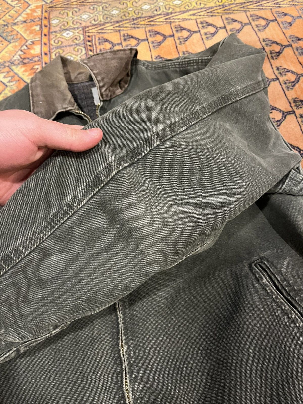 Carhartt VTG carhartt detroit jacket MOS sz small Size US S / EU 44-46 / 1 - 9 Thumbnail