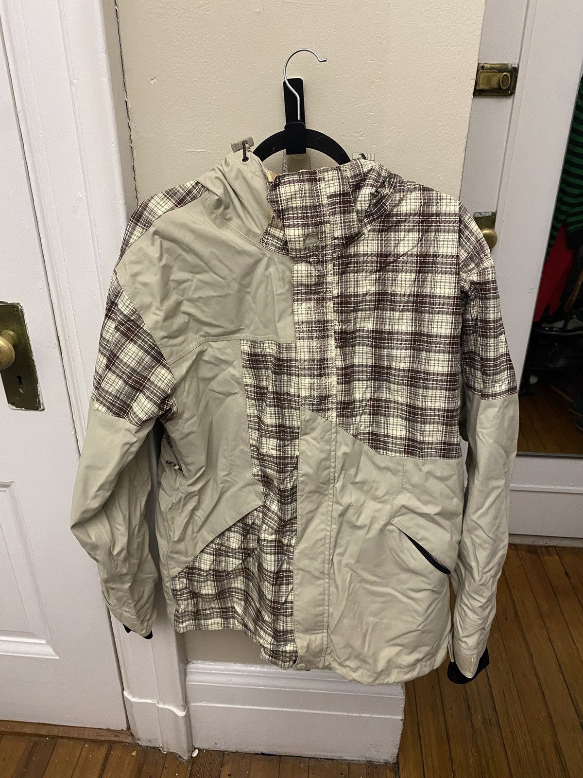 Quiksilver Quiksilver Todd Richards brown and cream plaid ski jacket Size US M / EU 48-50 / 2 - 1 Thumbnail