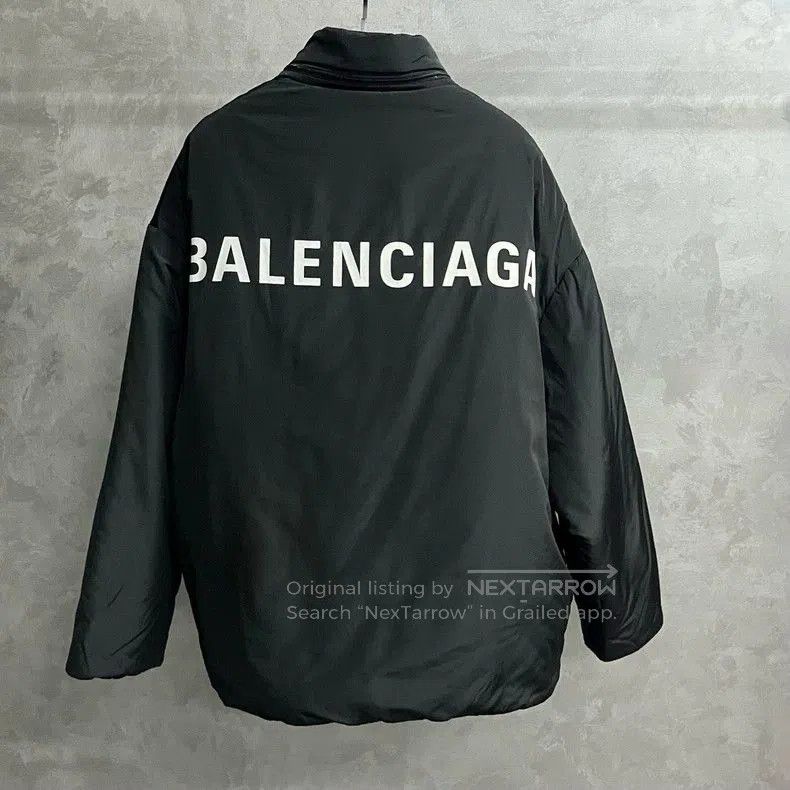 Balenciaga Balenciaga Black Puffer Zip Jacket. Size US M / EU 48-50 / 2 - 2 Thumbnail