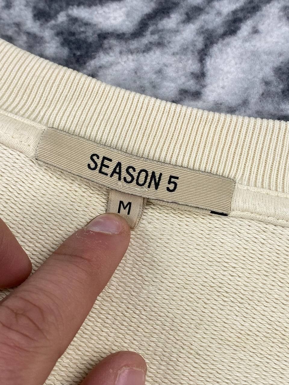 Yeezy Adidas Yeezy Season 5 Calabasas Sweatshirt Distrissed Size US M / EU 48-50 / 2 - 12 Thumbnail