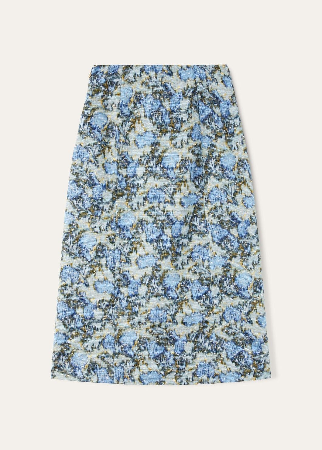 Loro Piana o1srvl11e0725 FAO7018 Halle Midi Skirt in Multicolor Size 30" / US 8 / IT 44 - 1 Thumbnail