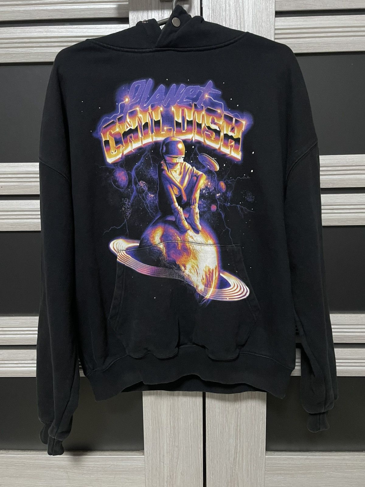 Designer Planet Childish Space Astronaut Hoodie Big Logo Y2K Size US S / EU 44-46 / 1 - 3 Thumbnail