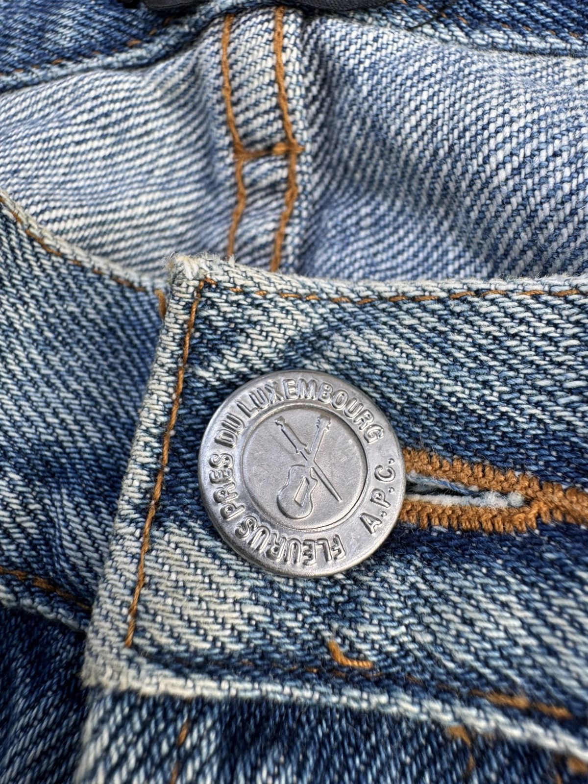 A.P.C. APC Hipster Blue Selvedge Denim Jeans Size US 31 - 5 Thumbnail