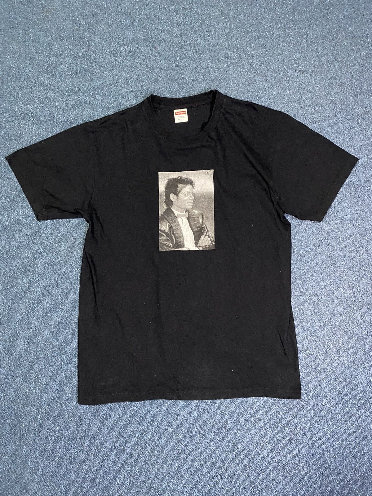 トップス Supreme Michael Jackson Tee Black 17ss SS17 Supreme New York Michael Jackson Tee T Shirt Black Size