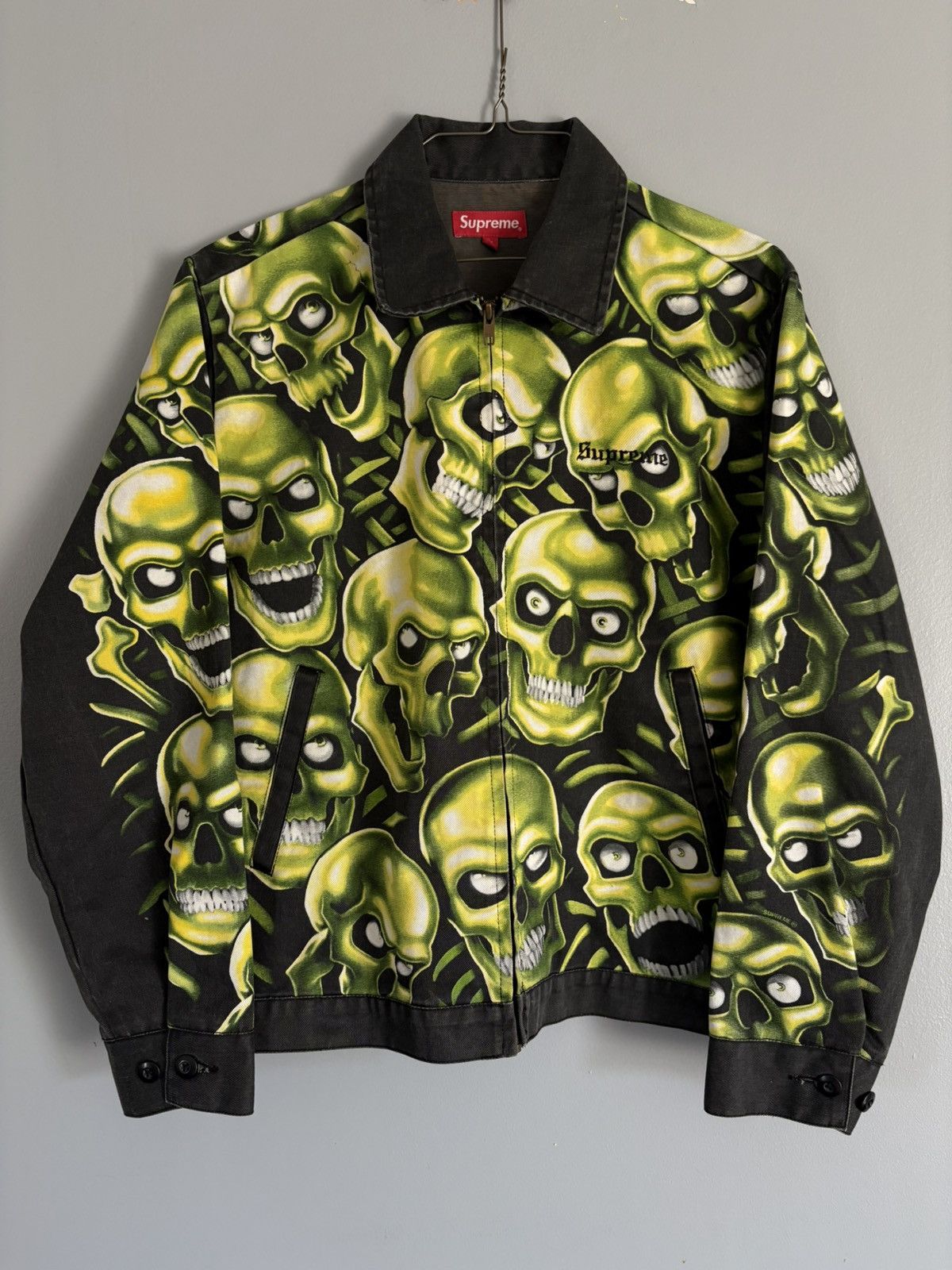 Supreme Skull Pile Work Jacket | Grailed