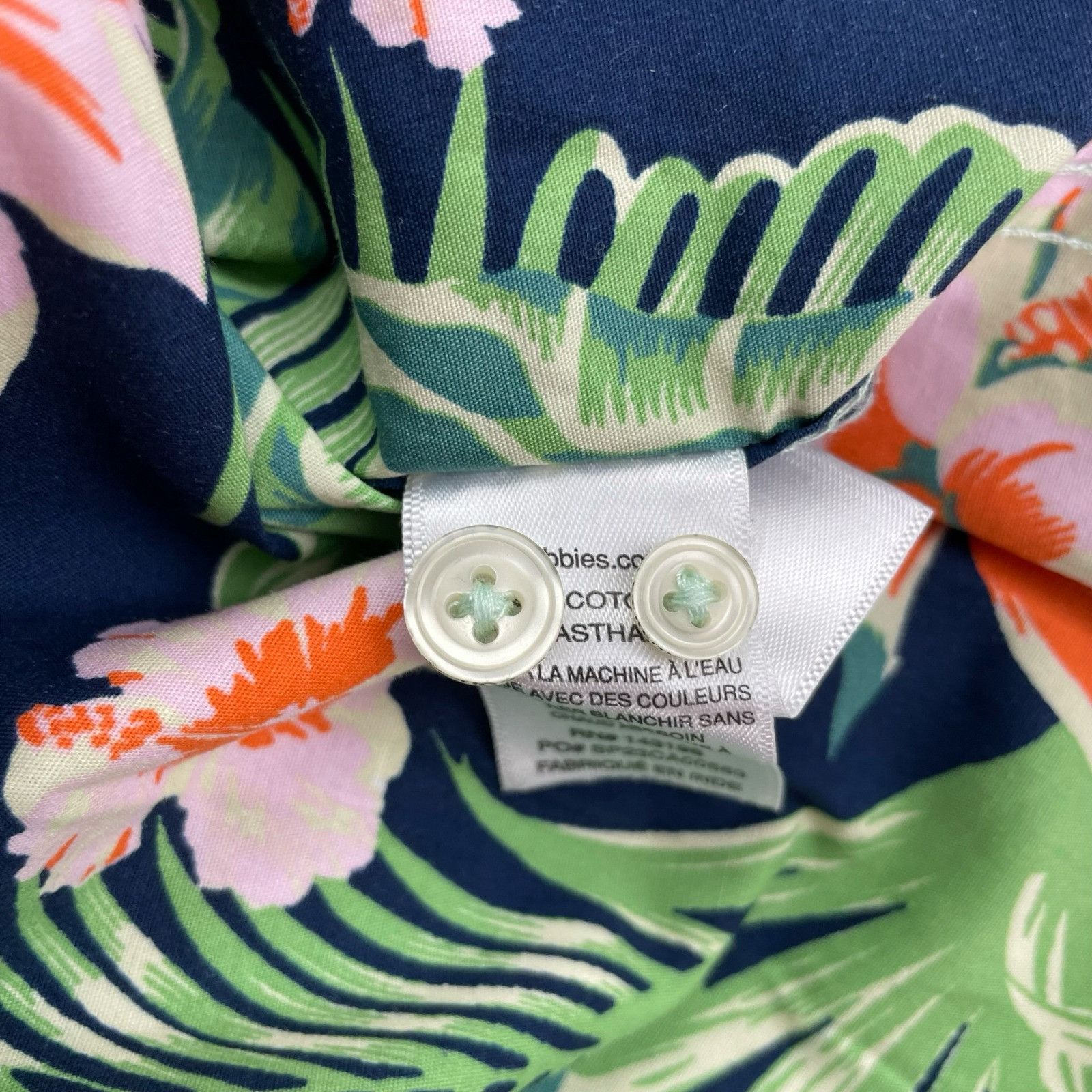 Chubbies Chubbies Men's Hawaiian S/S Button Shirt Navy/Pink Floral • Size US M / EU 48-50 / 2 - 4 Thumbnail