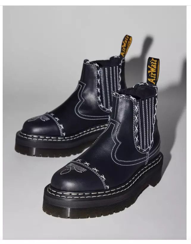 Dr. Martens 2976 GOTHIC AMERICANA PLATFORM CHELSEA Size US 5 / EU 37 - 3 Thumbnail