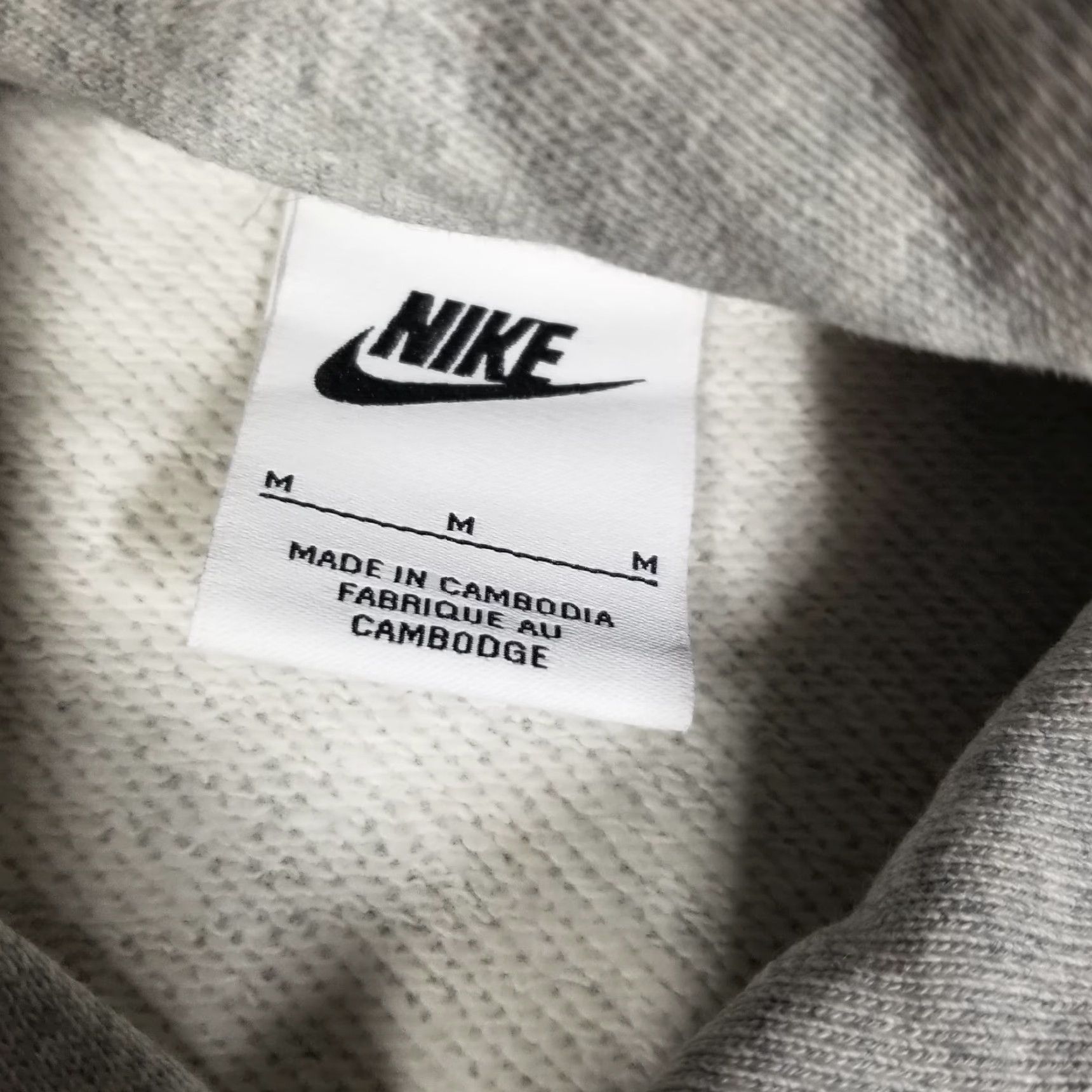 Nike Nike Hoodie Pullover Heavyweight Fleece Athletic Men's Size M Gray Size US M / EU 48-50 / 2 - 7 Thumbnail