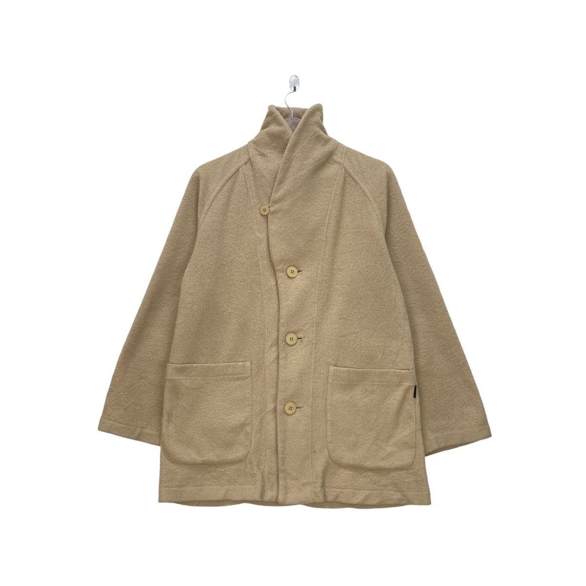 Yohji Yamamoto 🔥 Yohji Yamamoto Ys For Living Shawl Collar Dual Pocket Size M / US 6-8 / IT 42-44 - 1 Thumbnail