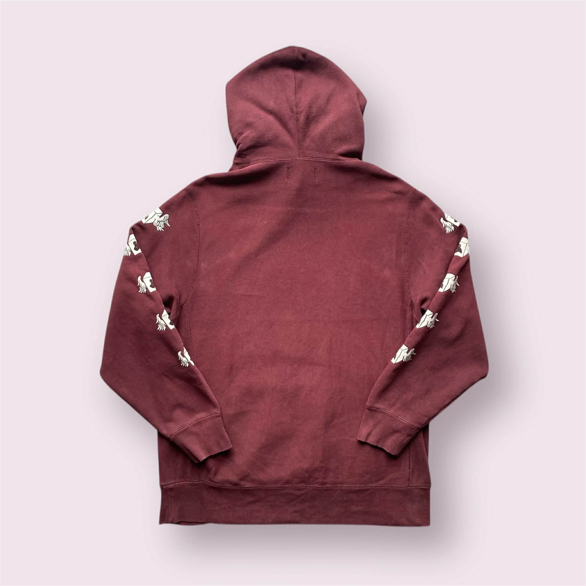 Fucking Awesome Fucking Awesome Box Logo Wings Red Maroon Hoodie Skate Size US L / EU 52-54 / 3 - 2 Thumbnail
