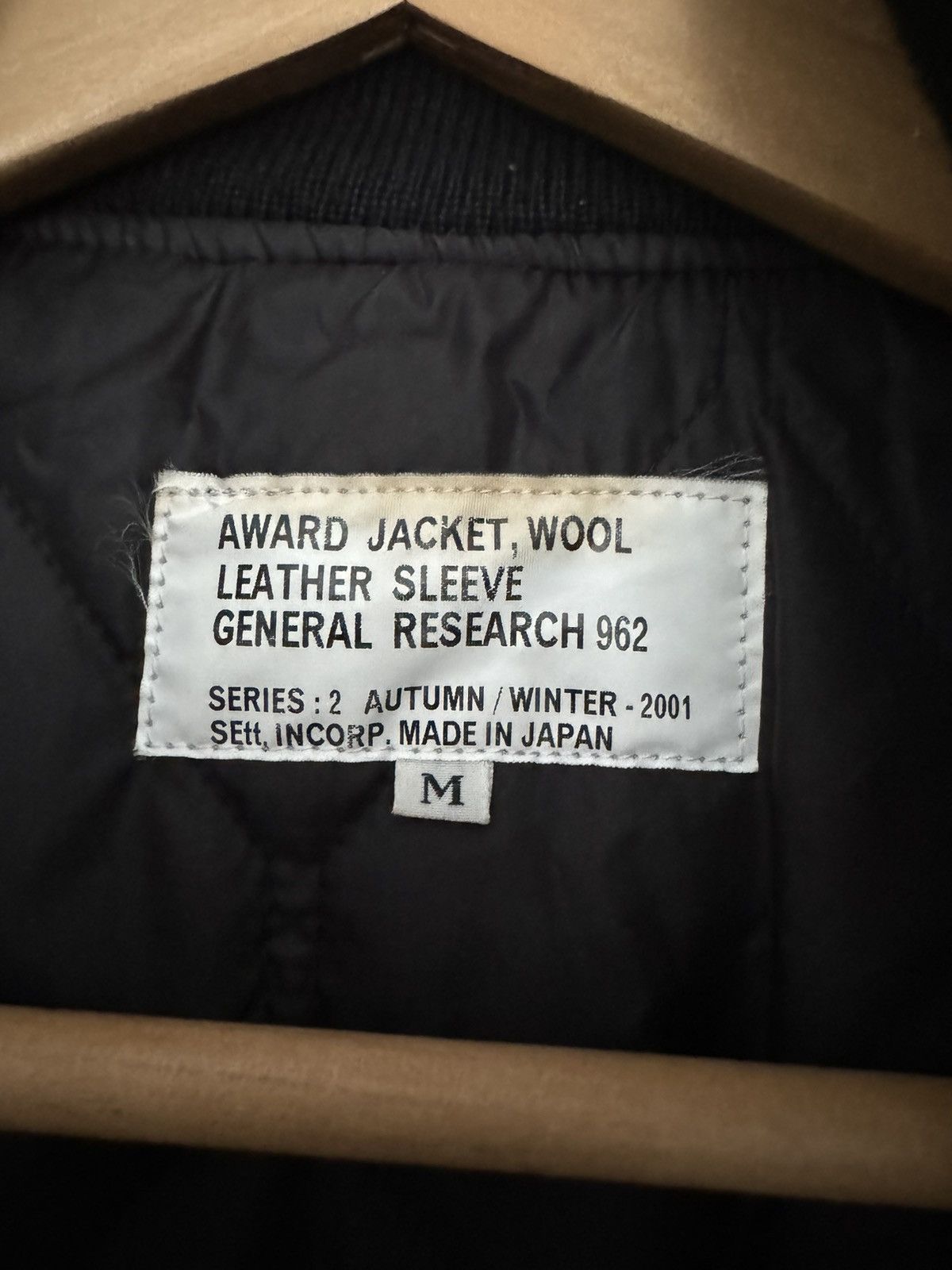 General Research AW2001 General Research Wool and Leather Varsity Jacket Size US M / EU 48-50 / 2 - 12 Thumbnail
