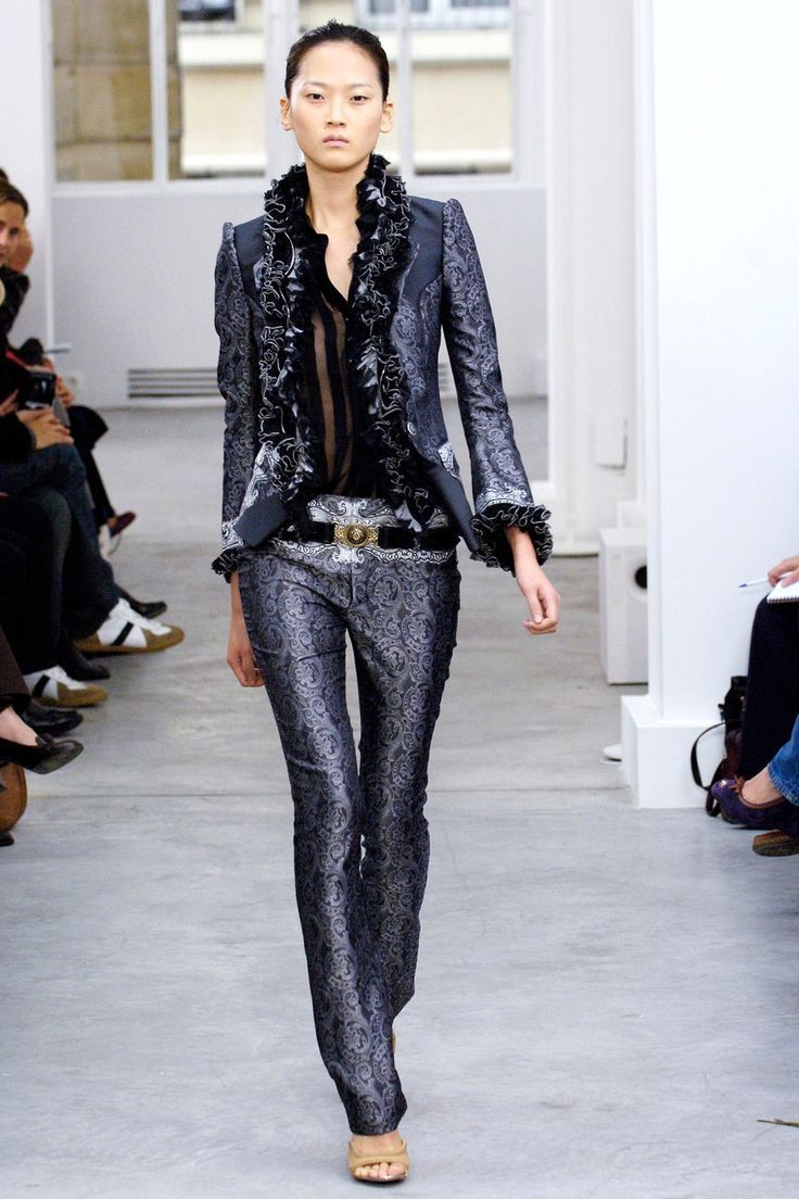 Balenciaga SS06 silk blazer & pants ensemble Size S / US 4 / IT 40 - 2 Thumbnail