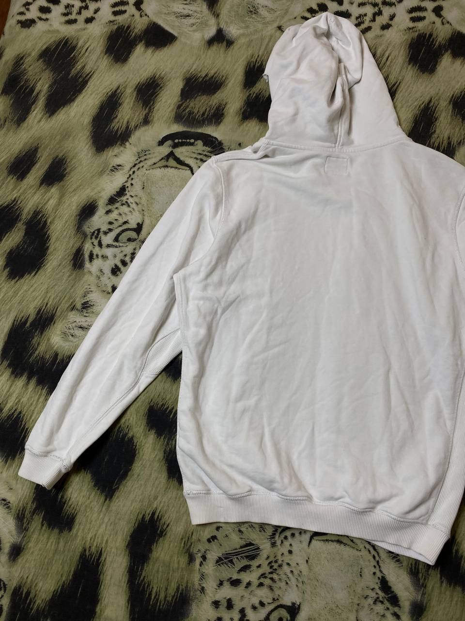Diesel Streetwear Big Print White Hoodie DIESEL Y2K Size US M / EU 48-50 / 2 - 20 Thumbnail