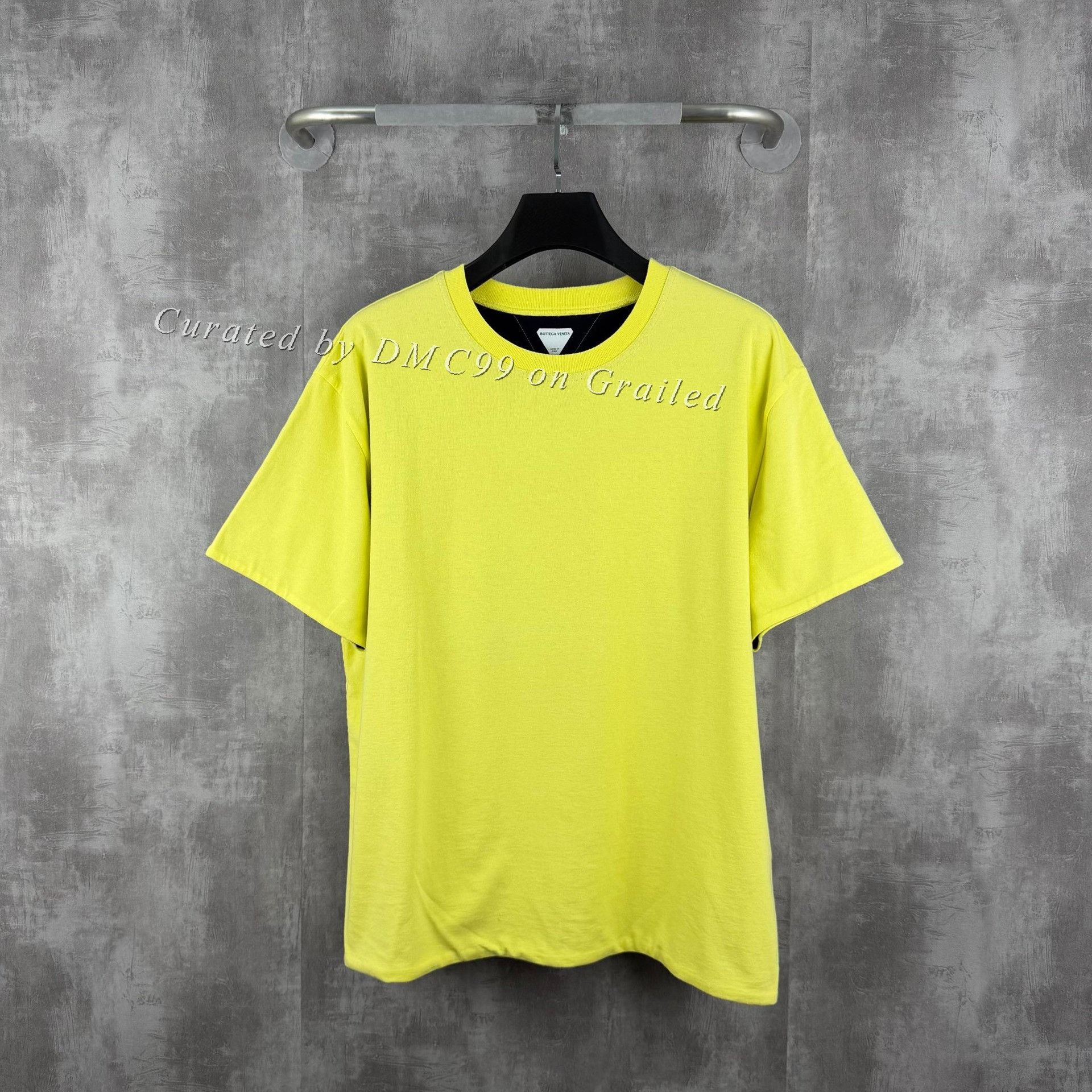 Bottega Veneta Bottega Veneta Black-Yellow Logo T-Shirt Size US XXL / EU 58 / 5 - 1 Thumbnail