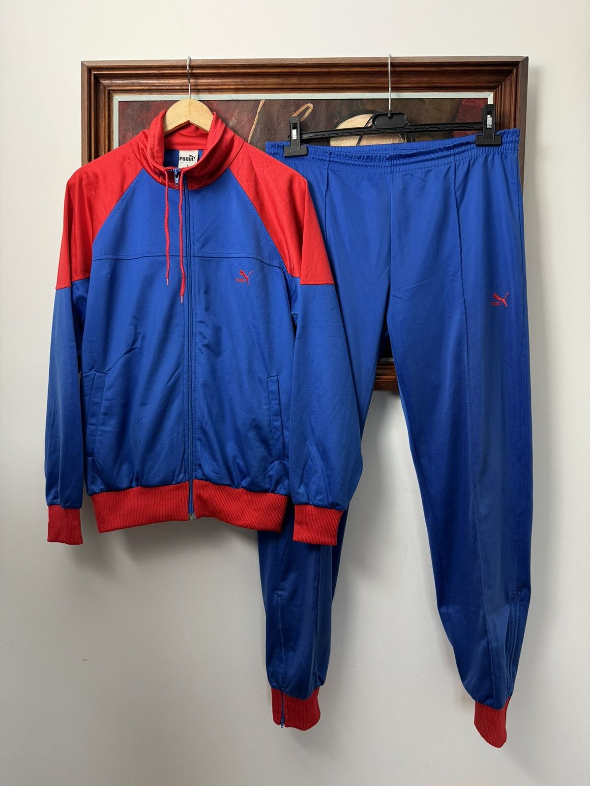 Puma Vintage 90s Puma Track Suit Full Set Streetwear Hype Rare Size US M / EU 48-50 / 2 - 1 Thumbnail