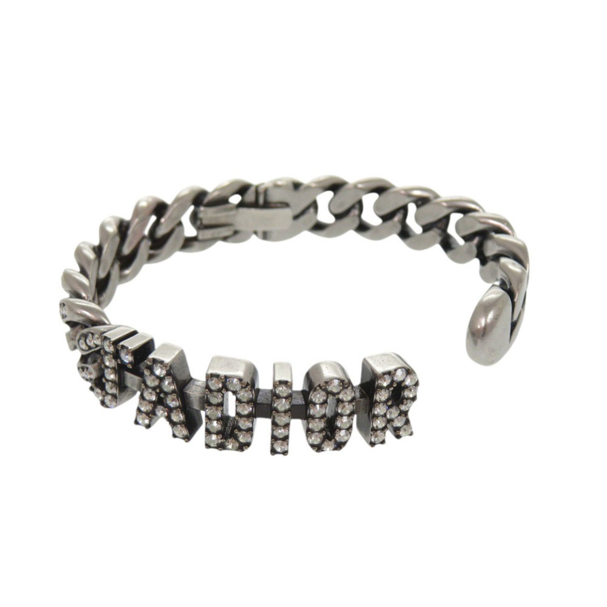 Dior Like new Christian Dior J'ADIOR metal rhinestone silver bracelet 1366 Size ONE SIZE - 1 Thumbnail
