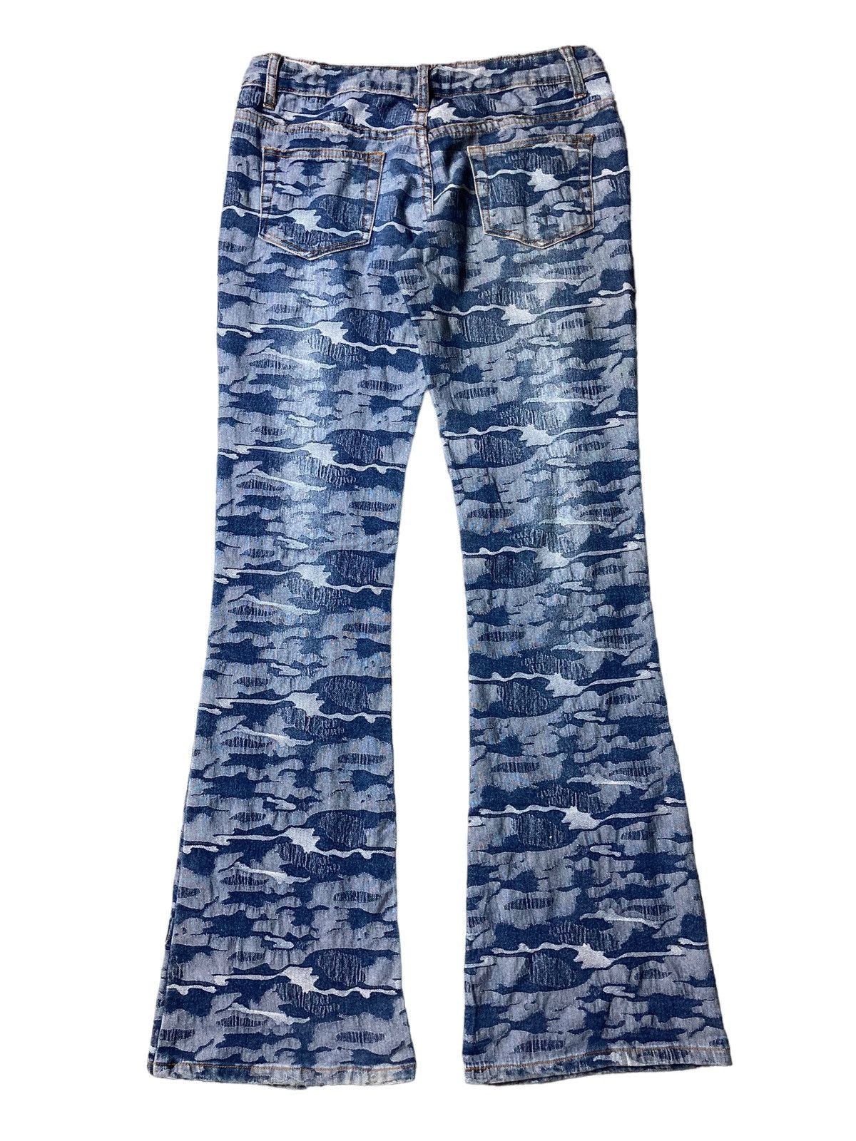Hysteric Glamour × Japanese Brand × Tornado Mart SJX Flared Unique Jeans Japanese Brand Size 28" / US 6 / IT 42 - 3 Thumbnail