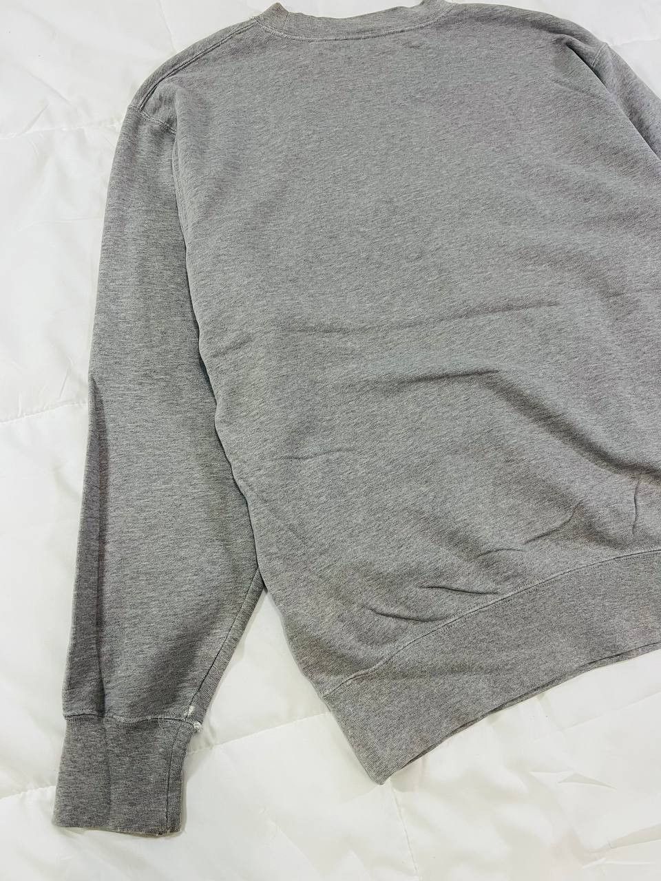 Nike × Vintage Vintage Y2K Nike Small Swoosh Logo Thrashed Sweatshirt Size US L / EU 52-54 / 3 - 4 Thumbnail