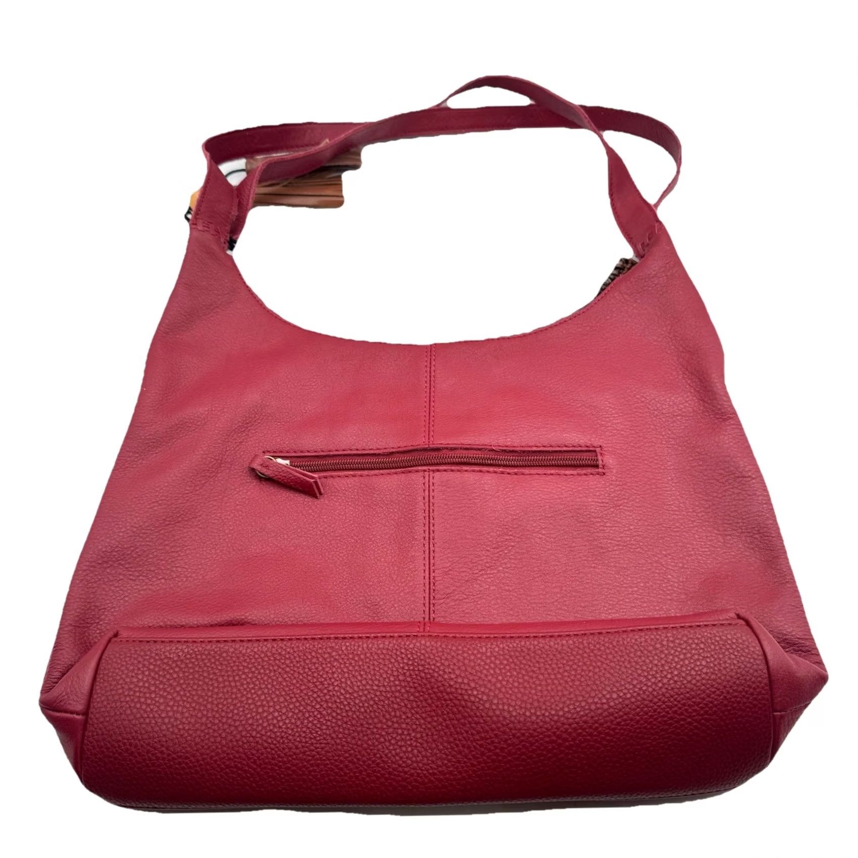 The Sak The Sak Huntley Leather Hobo Shoulder Bag Red Women Large CMWH NWOT Size ONE SIZE - 7 Thumbnail