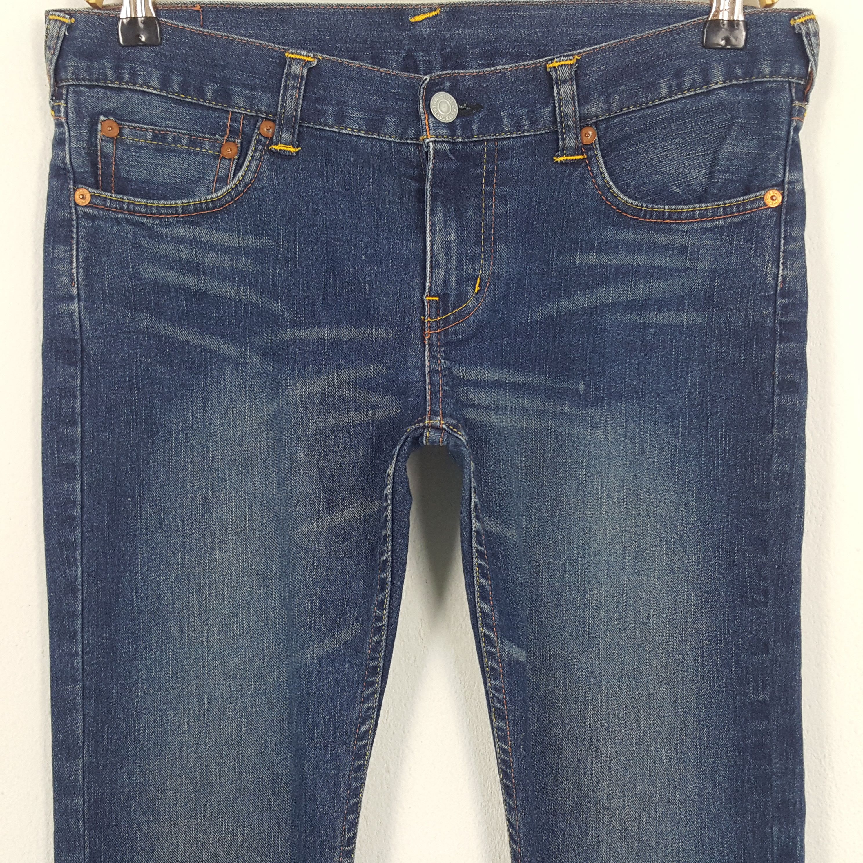Evisu × Vintage Vintage Evisu Custom Art Daicock Denim Jeans Size 31" - 4 Thumbnail